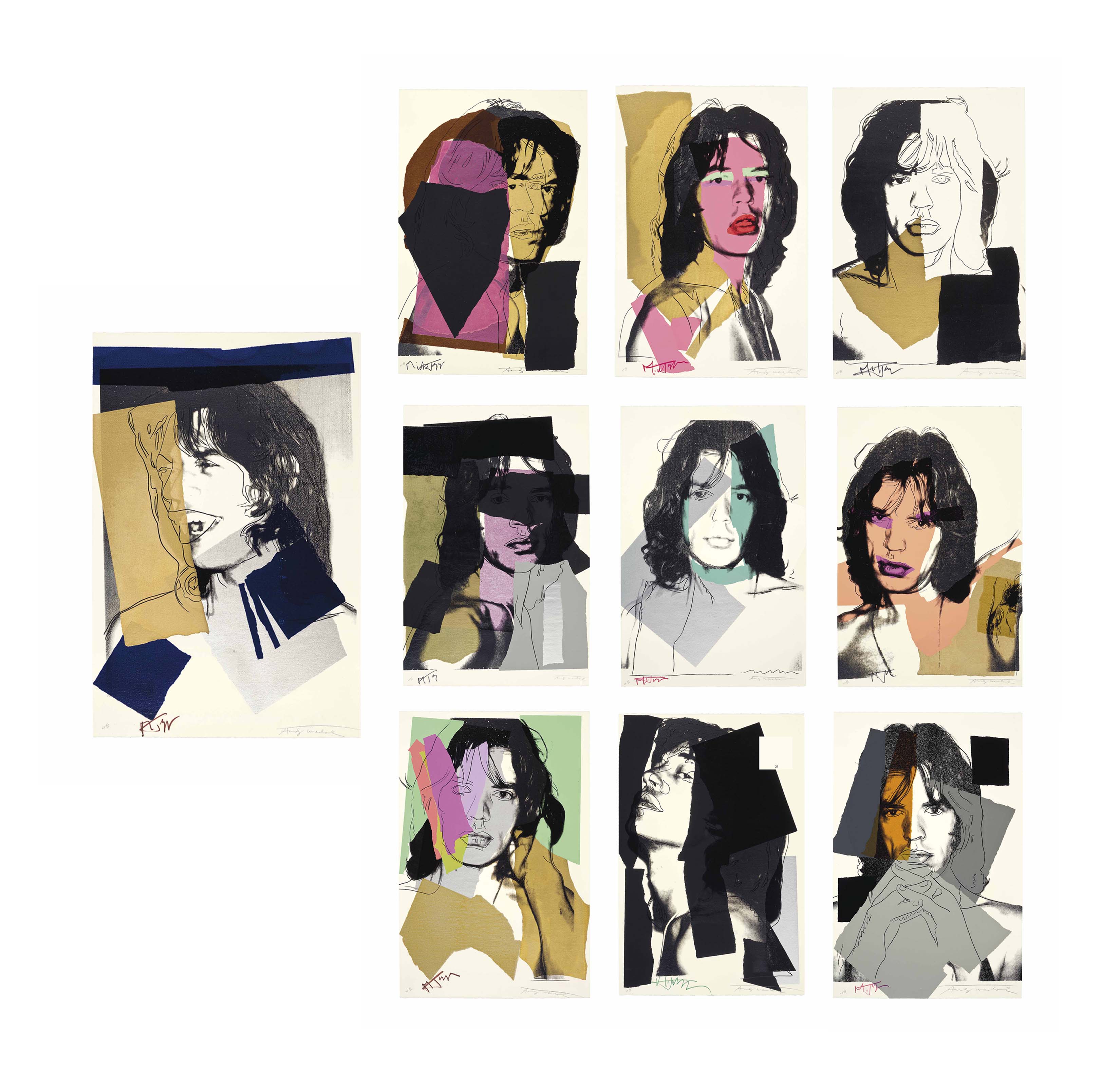 Andy Warhol — Мик Джаггер