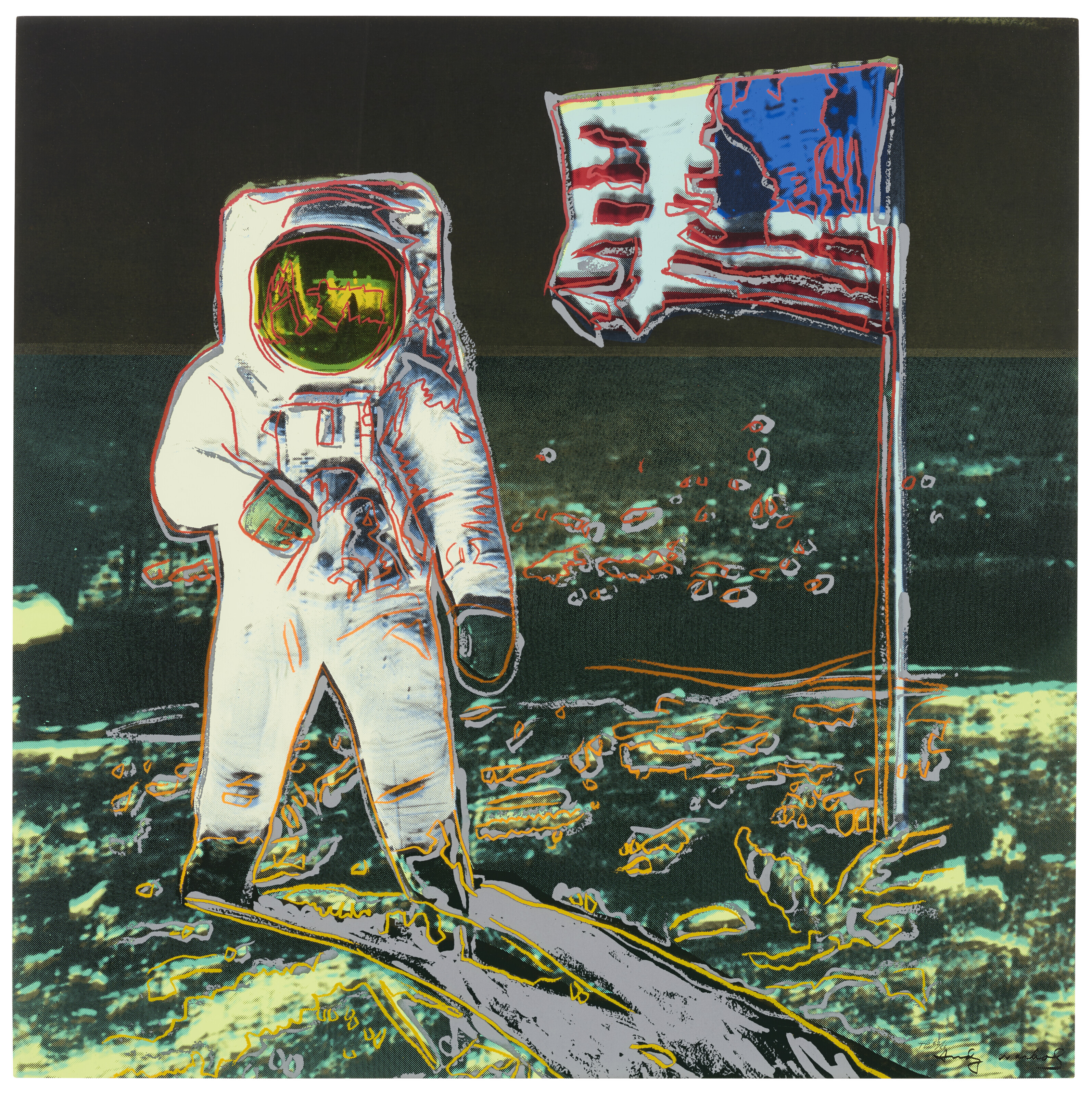 Andy Warhol — Лунная походка : один принт, изображение 1