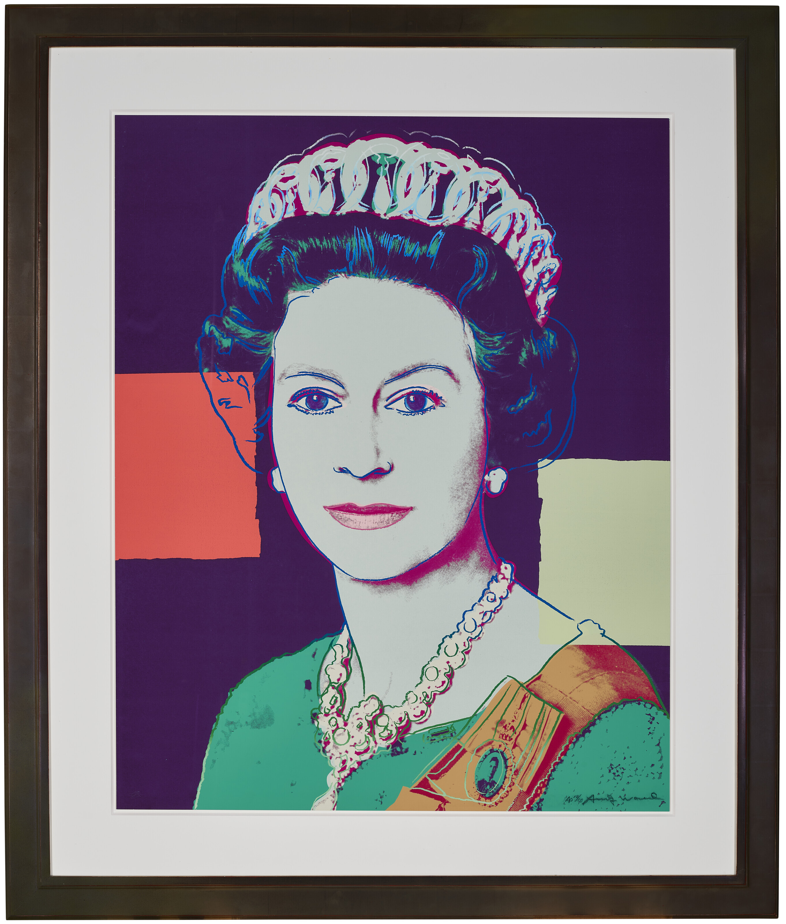 Andy Warhol — Королева Соединенного Королевства Елизавета II, от правящих королев, изображение 2