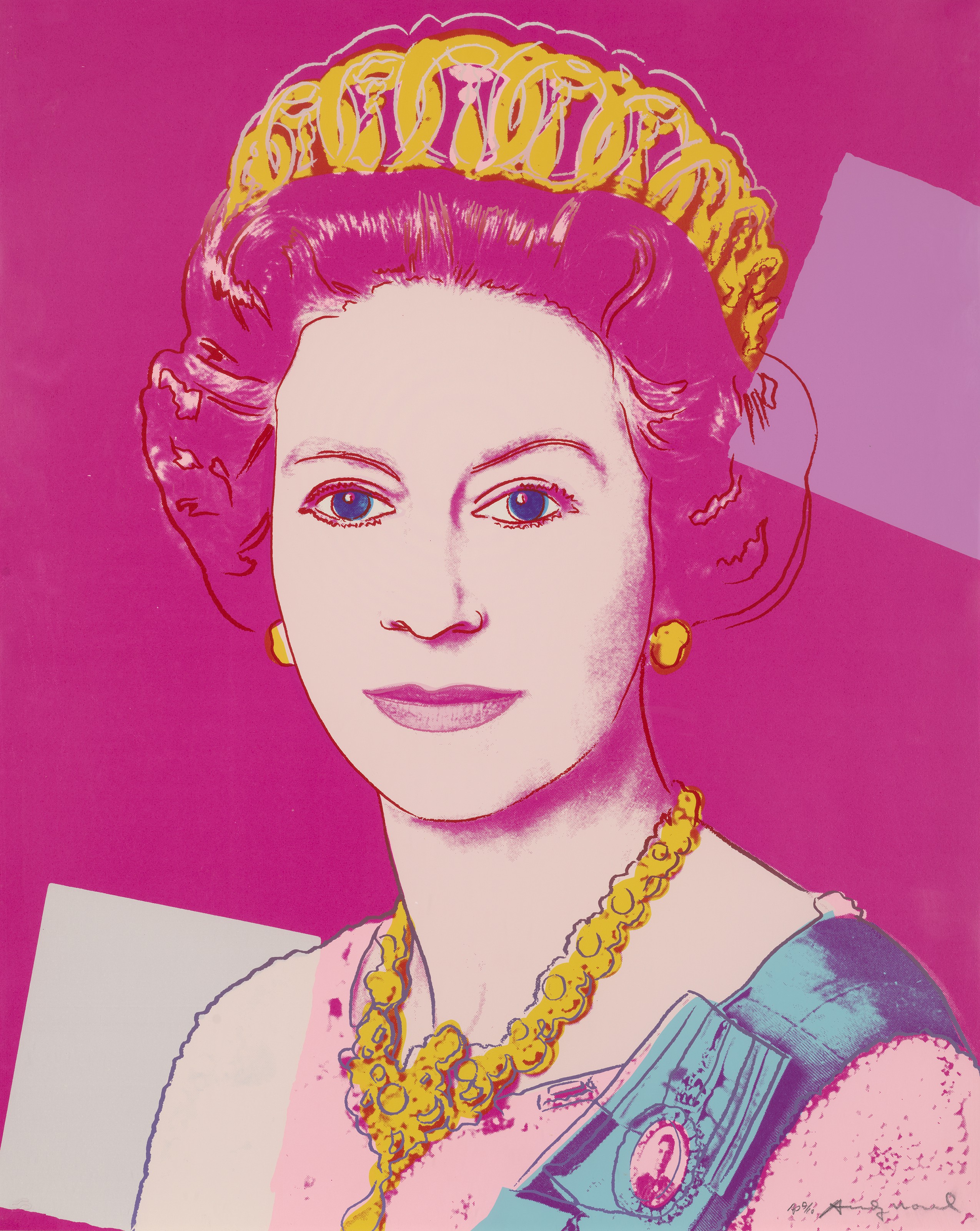 Andy Warhol — Королева Елизавета II, от: Правящие королевы