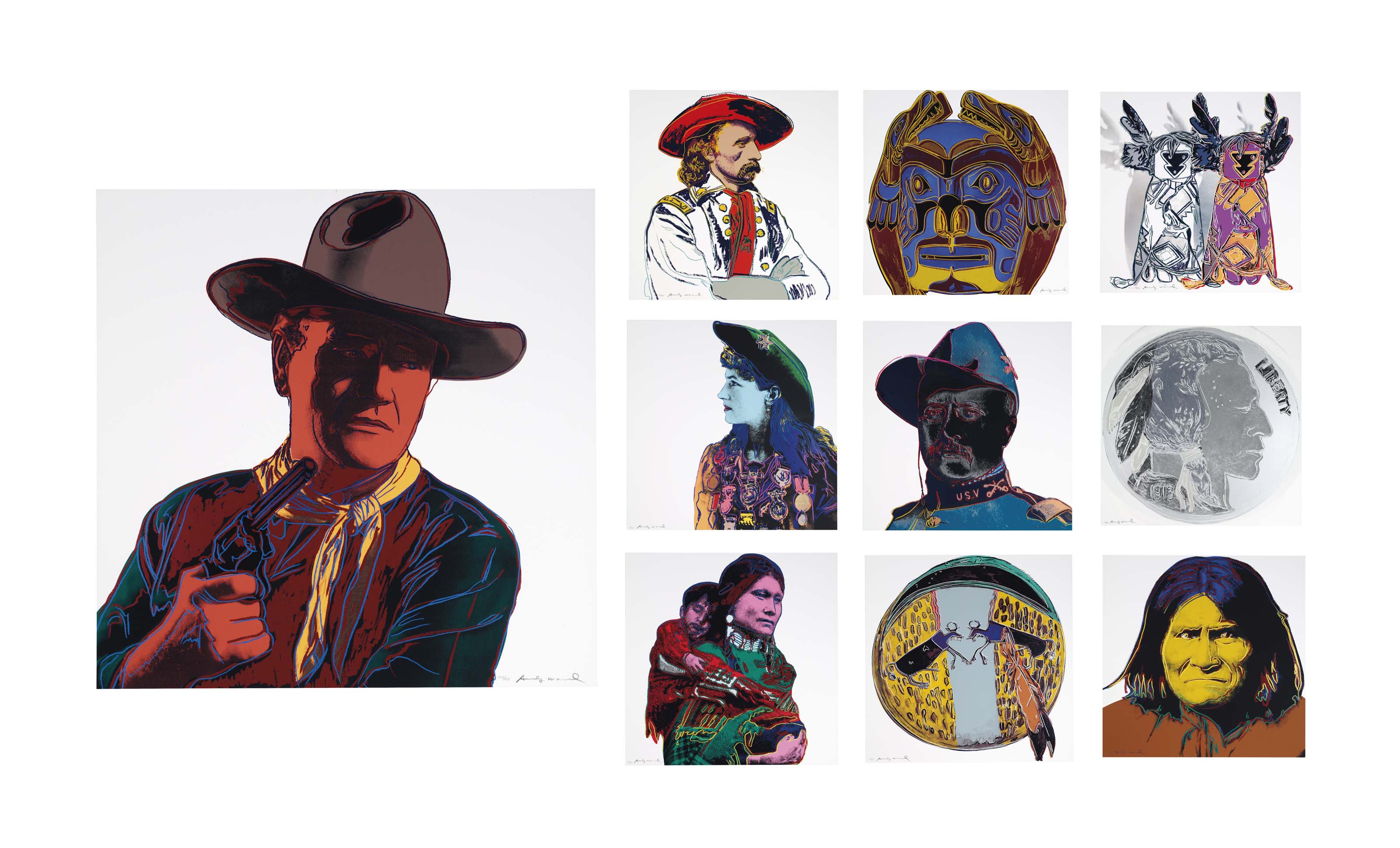 Andy Warhol — Ковбои и индейцы, изображение 1