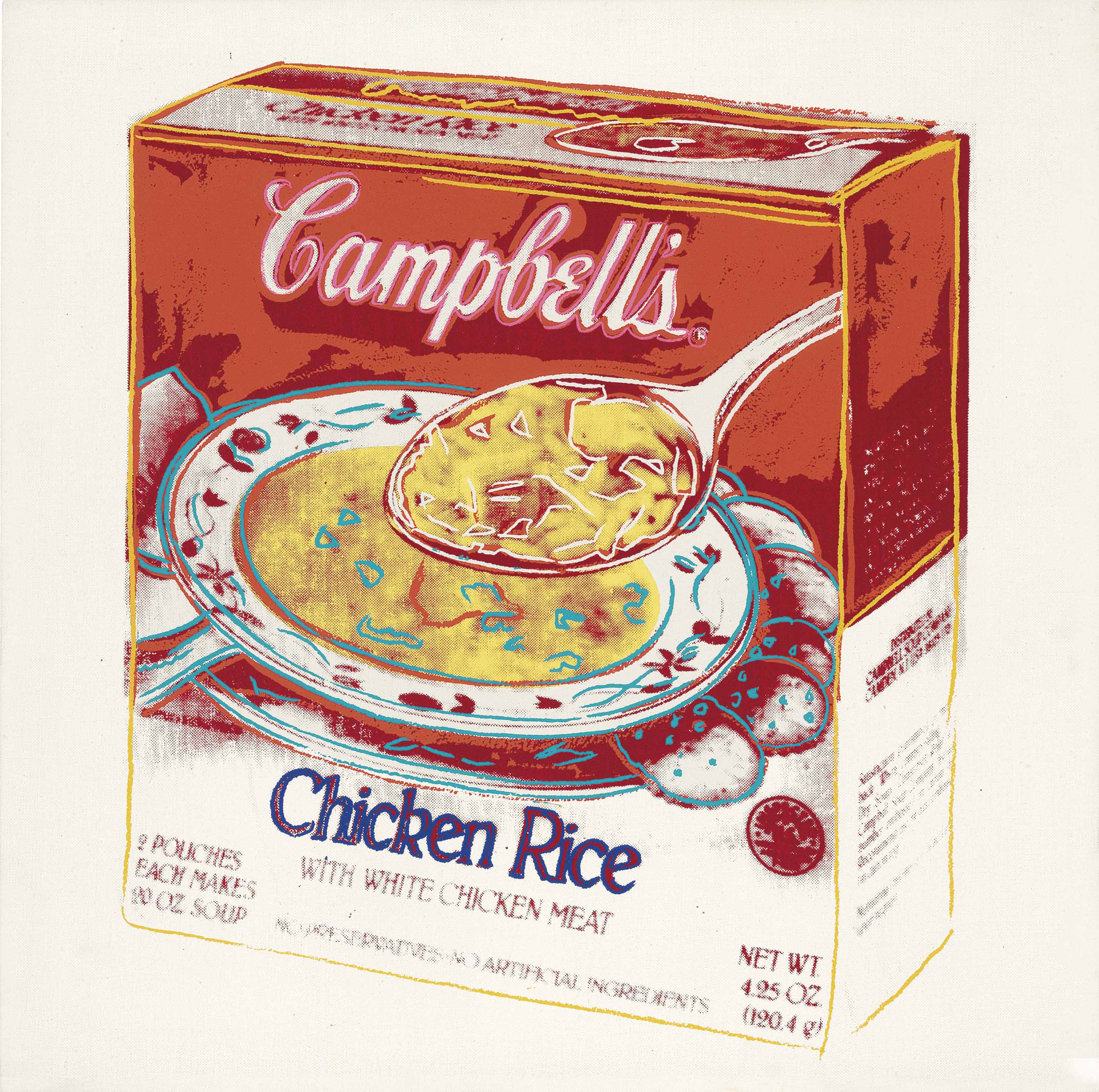 Andy Warhol — Коробка для куриного рисового супа Campbell's