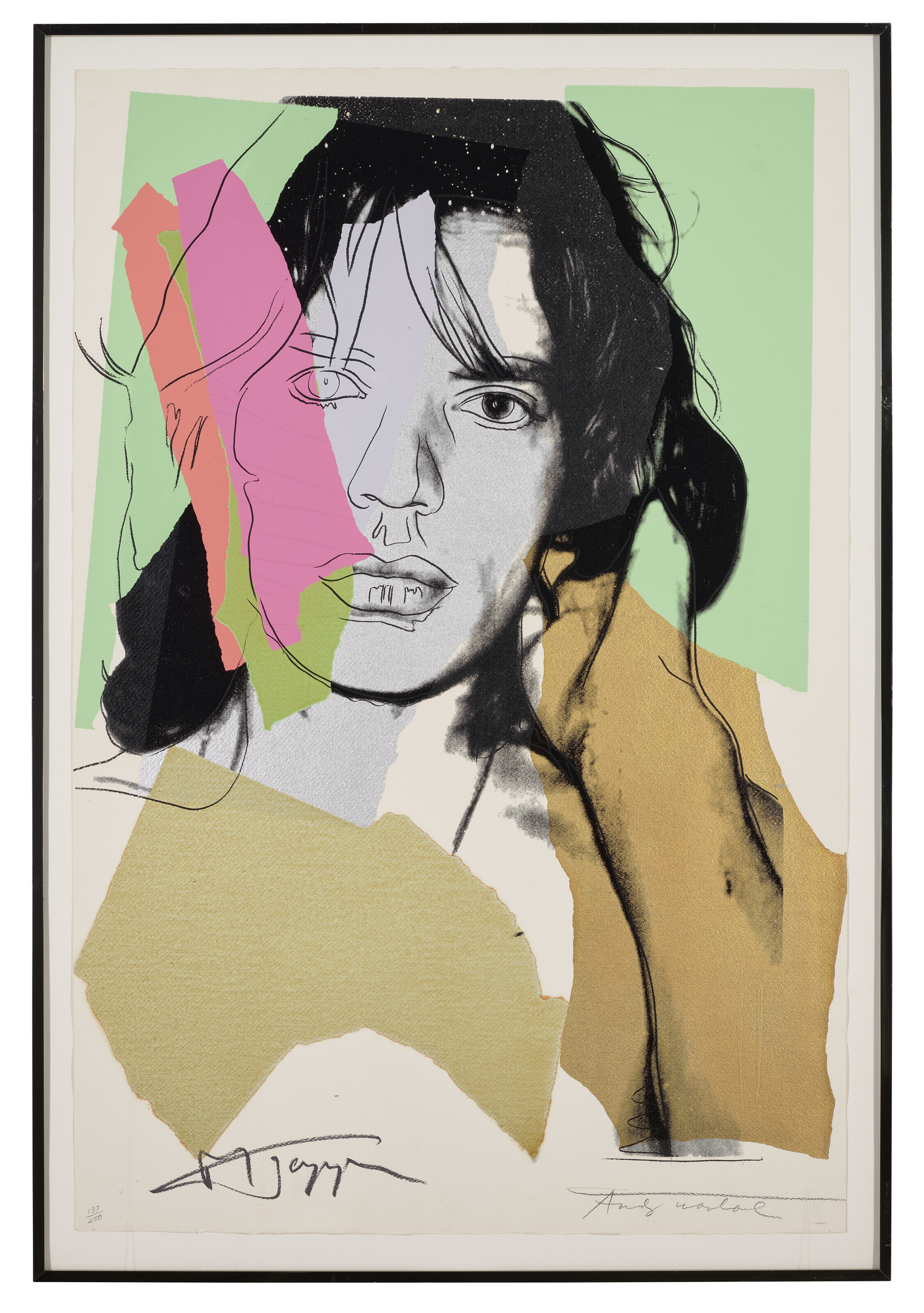 Andy Warhol — Мик Джаггер : один отпечаток, изображение 2