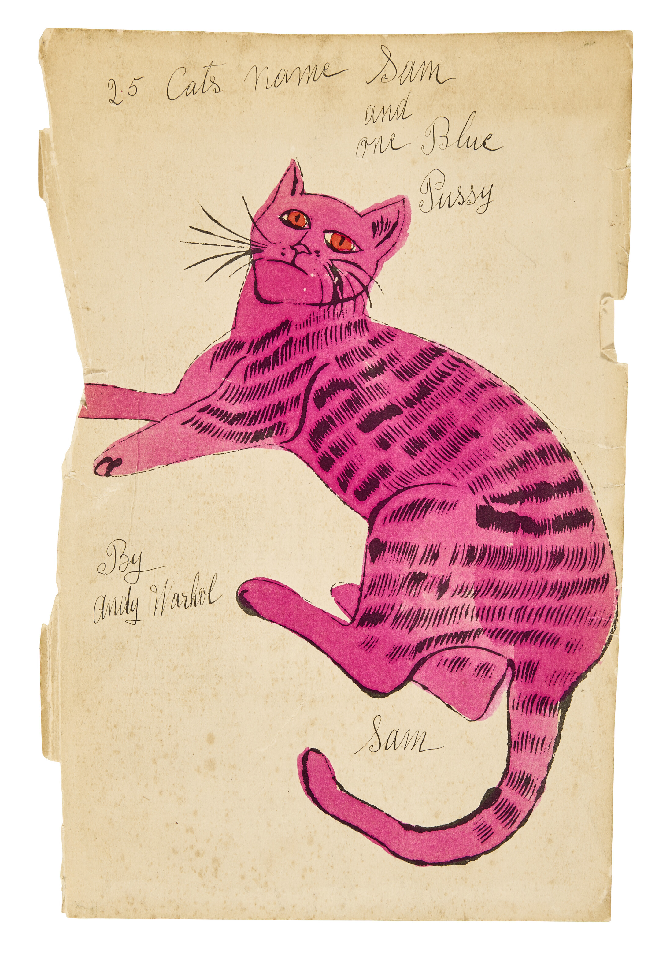 Andy Warhol — 25 кошек по имени(d) Сэм и одна Голубая киска, изображение 2