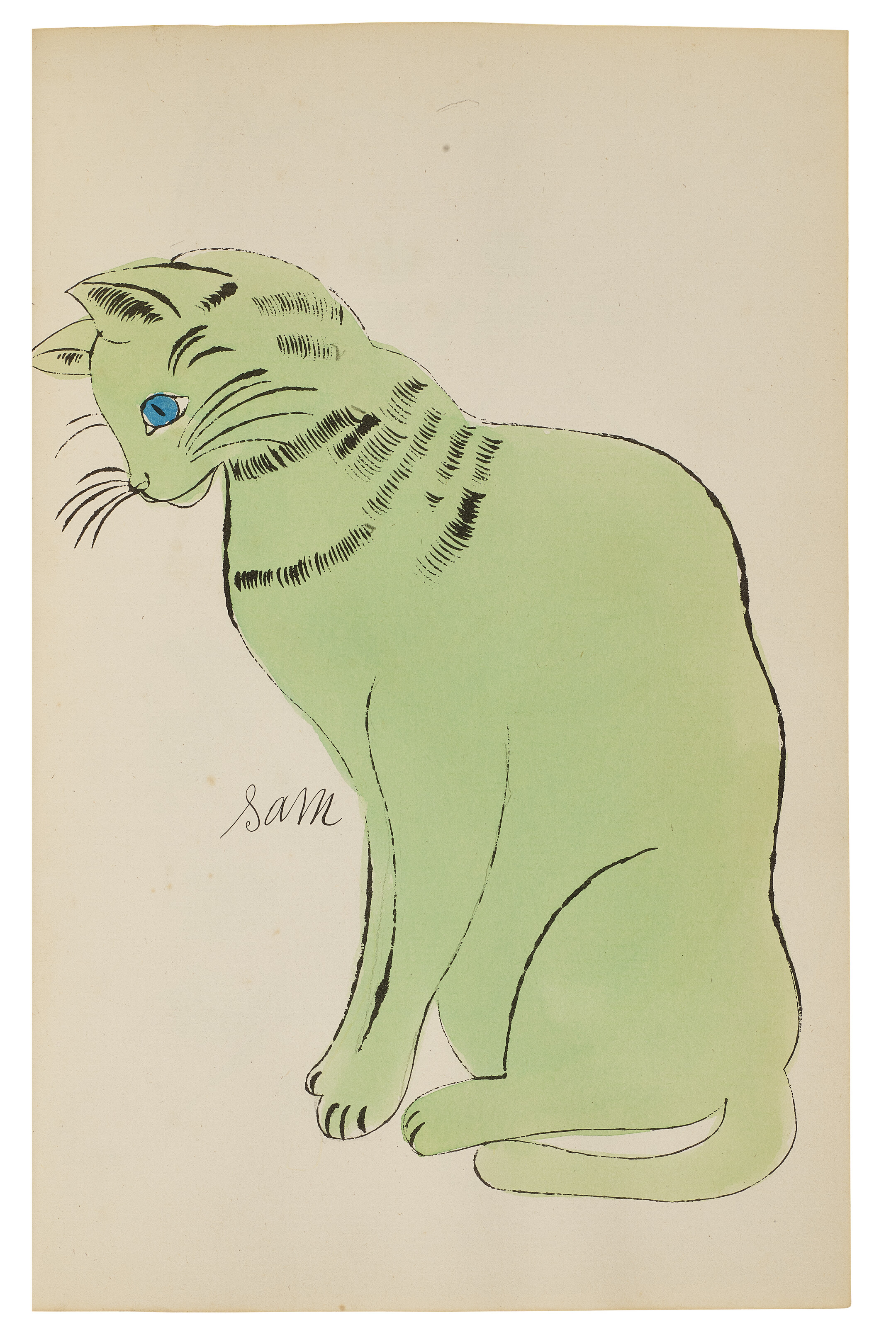 Andy Warhol — 25 кошек по имени(d) Сэм и одна Голубая киска, изображение 11