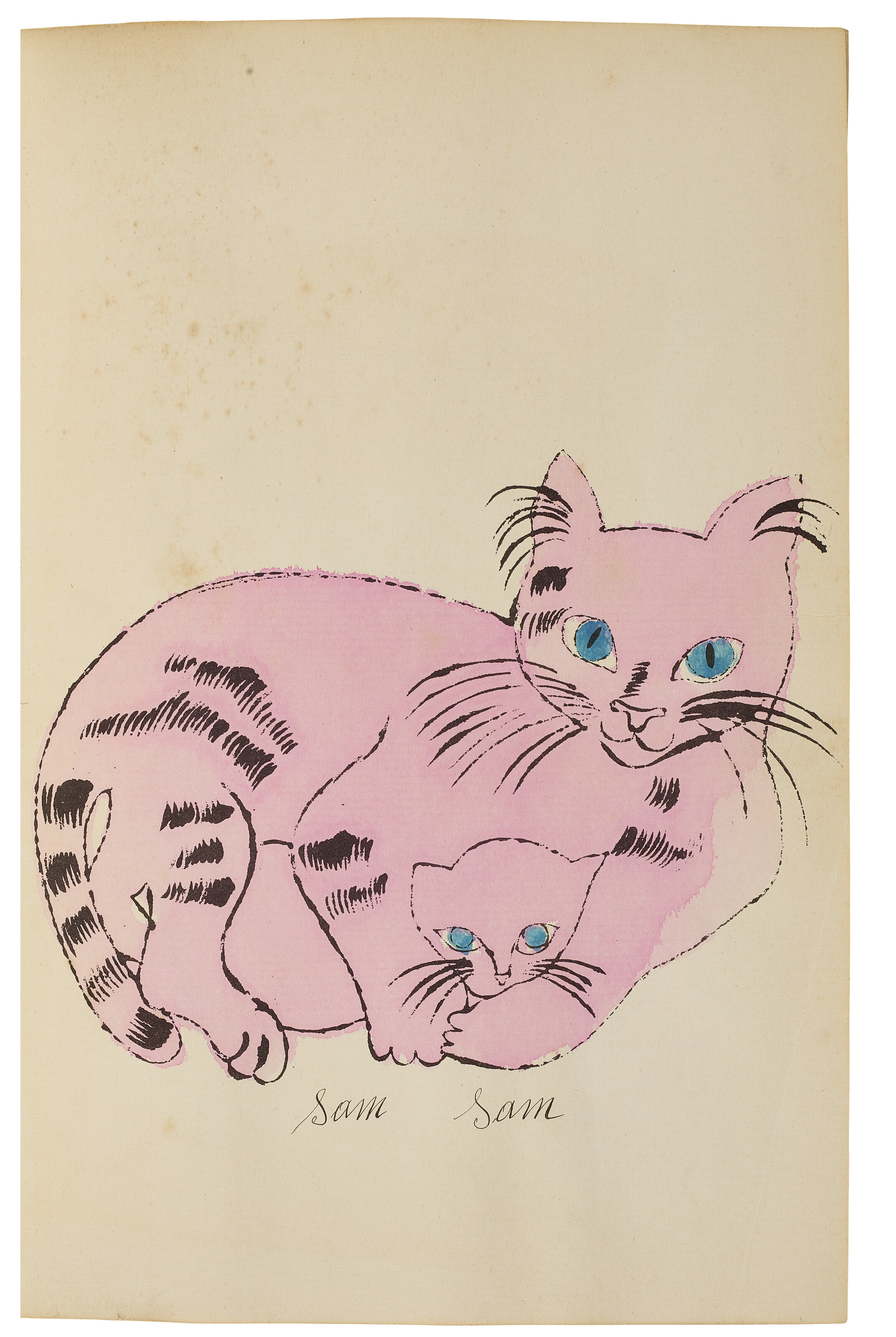 Andy Warhol — 25 кошек по имени(d) Сэм и одна Голубая киска, изображение 13