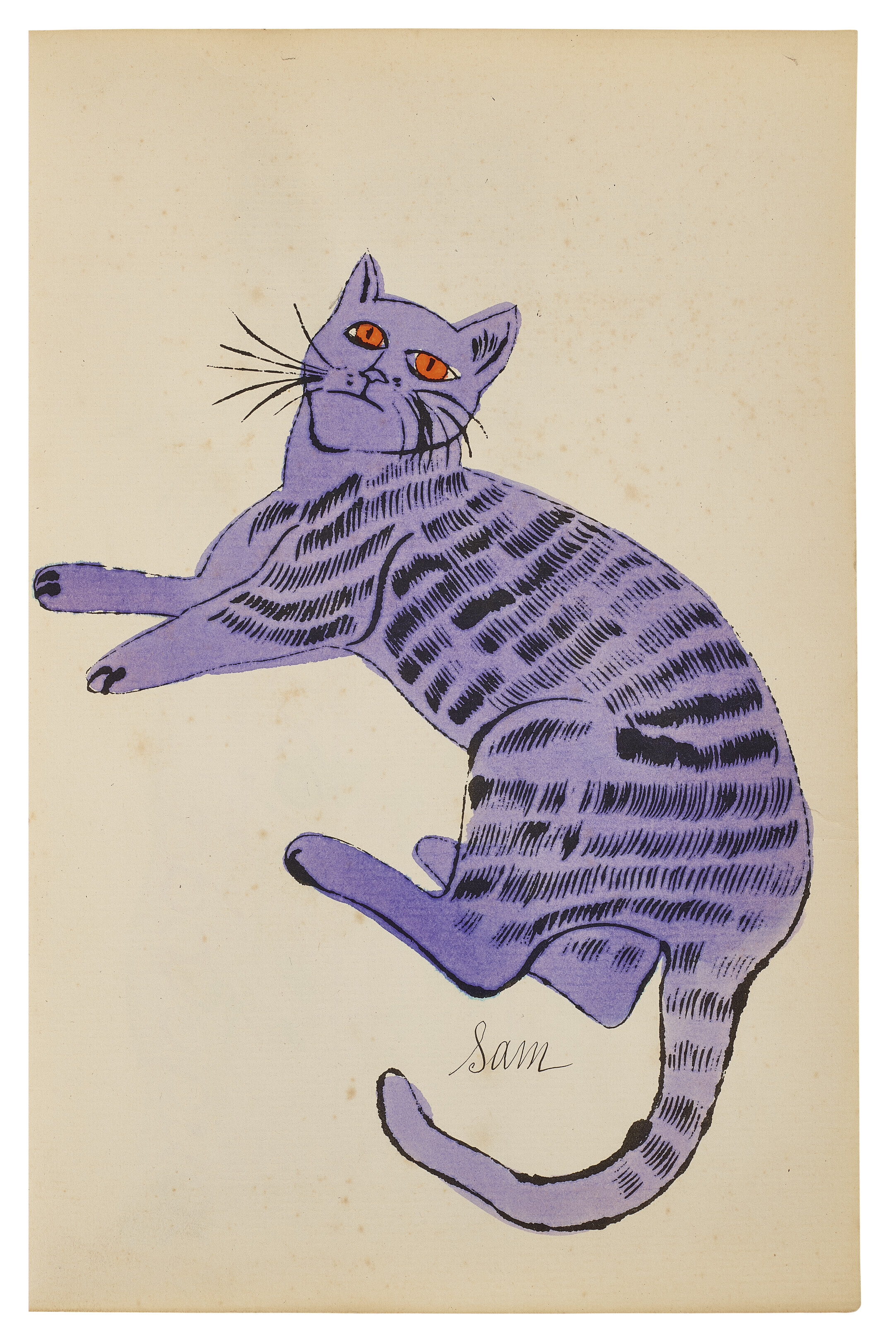 Andy Warhol — 25 кошек по имени(d) Сэм и одна Голубая киска, изображение 3