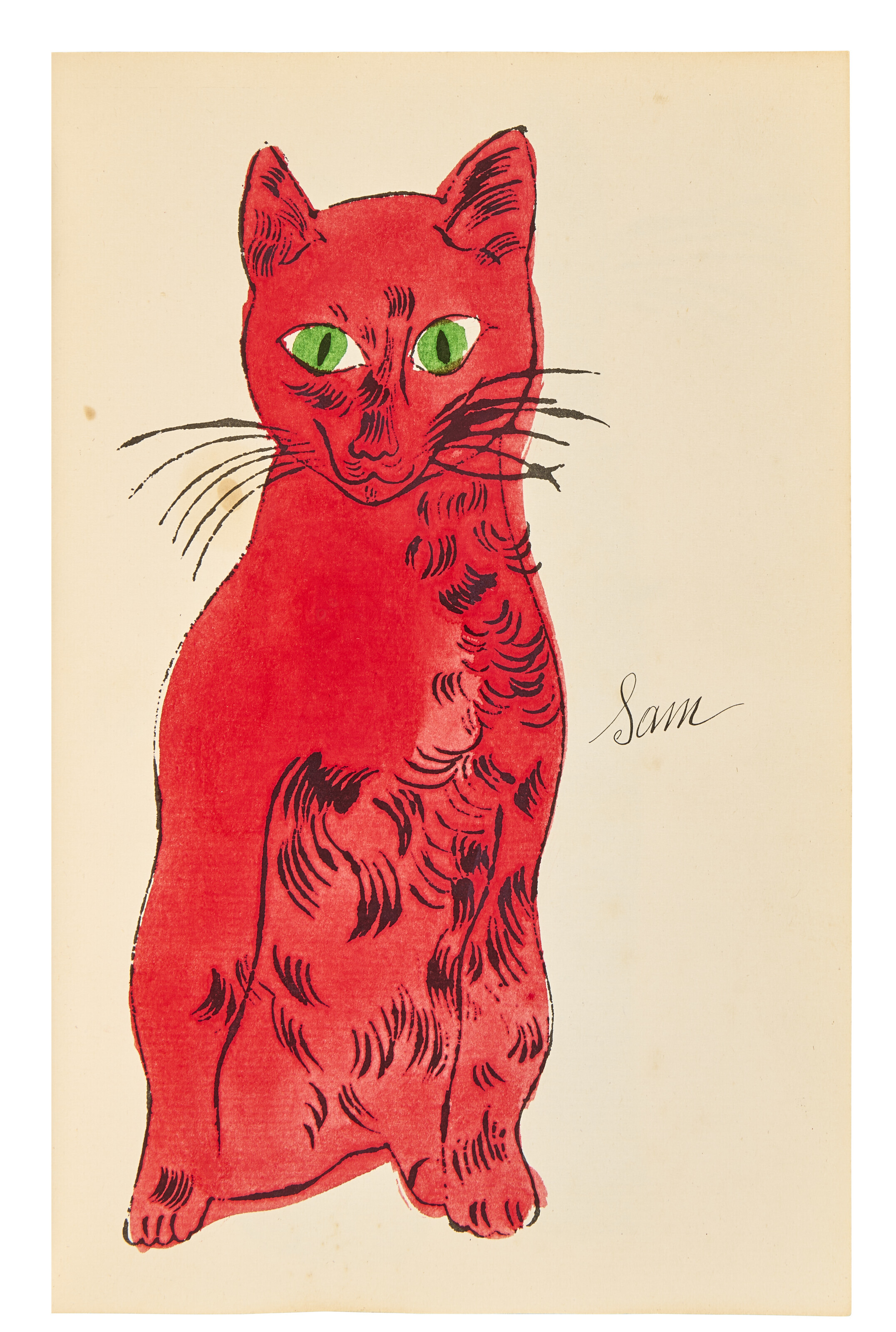 Andy Warhol — 25 кошек по имени(d) Сэм и одна Голубая киска, изображение 4