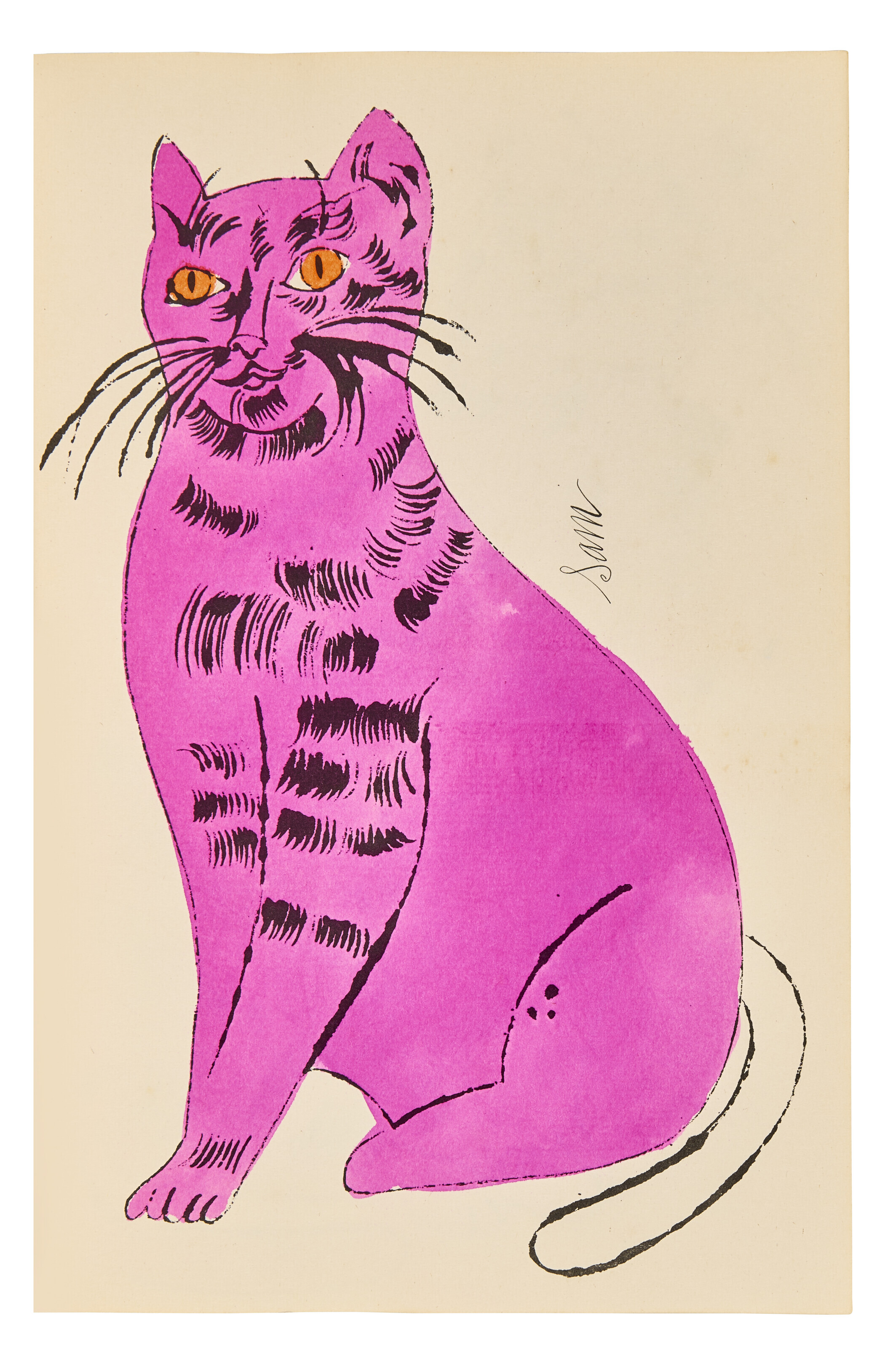 Andy Warhol — 25 кошек по имени(d) Сэм и одна Голубая киска, изображение 6