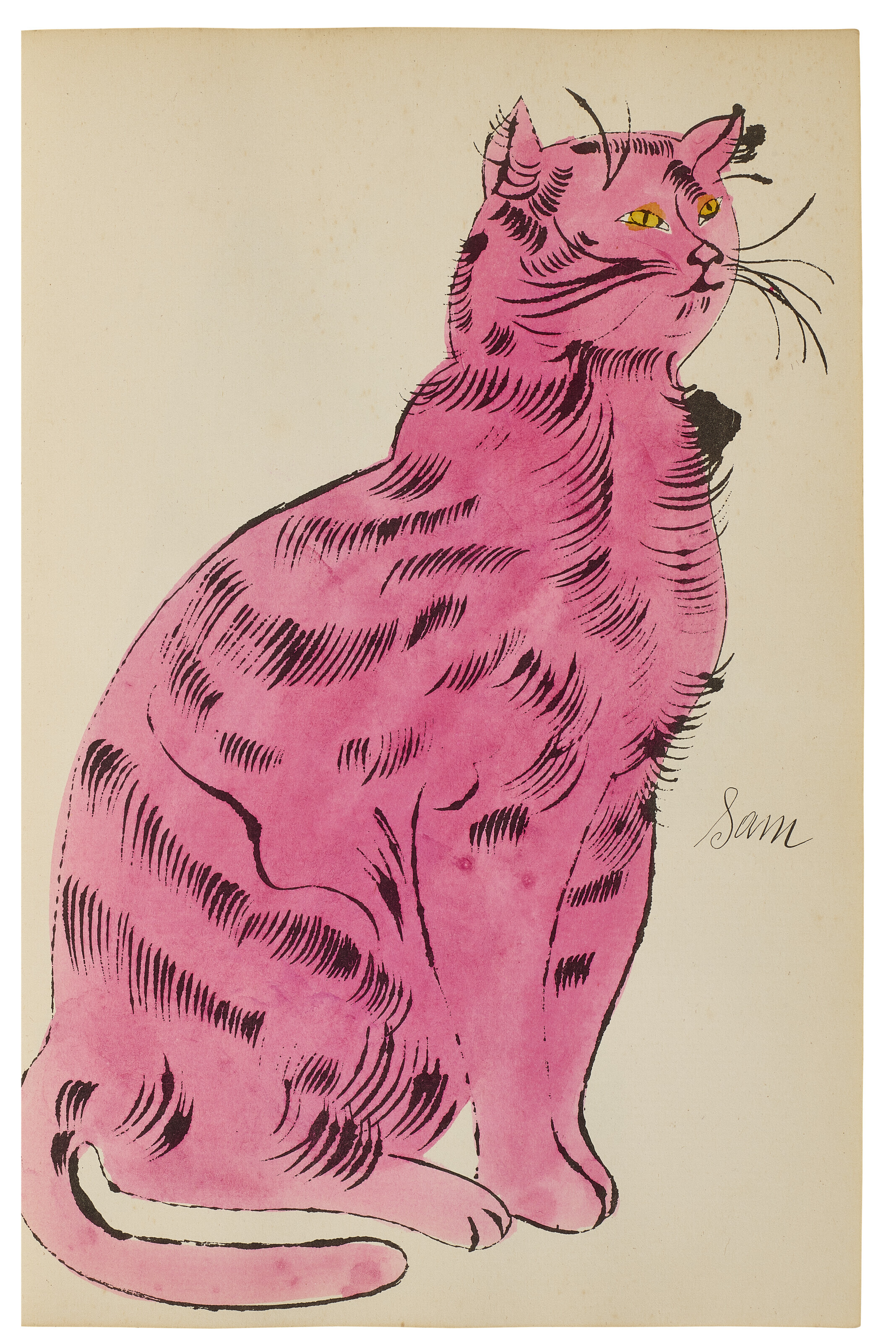 Andy Warhol — 25 кошек по имени(d) Сэм и одна Голубая киска, изображение 7