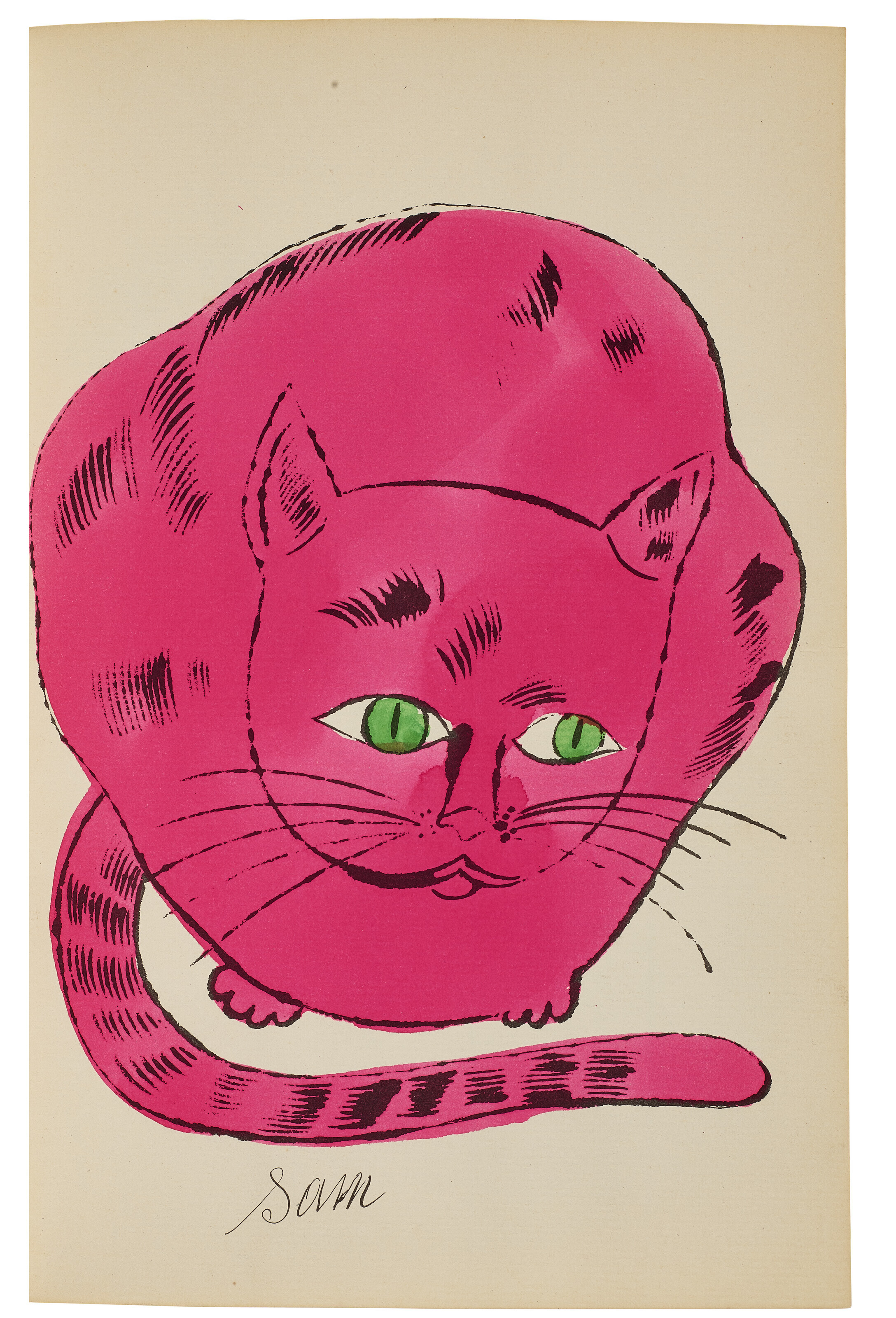 Andy Warhol — 25 кошек по имени(d) Сэм и одна Голубая киска, изображение 10