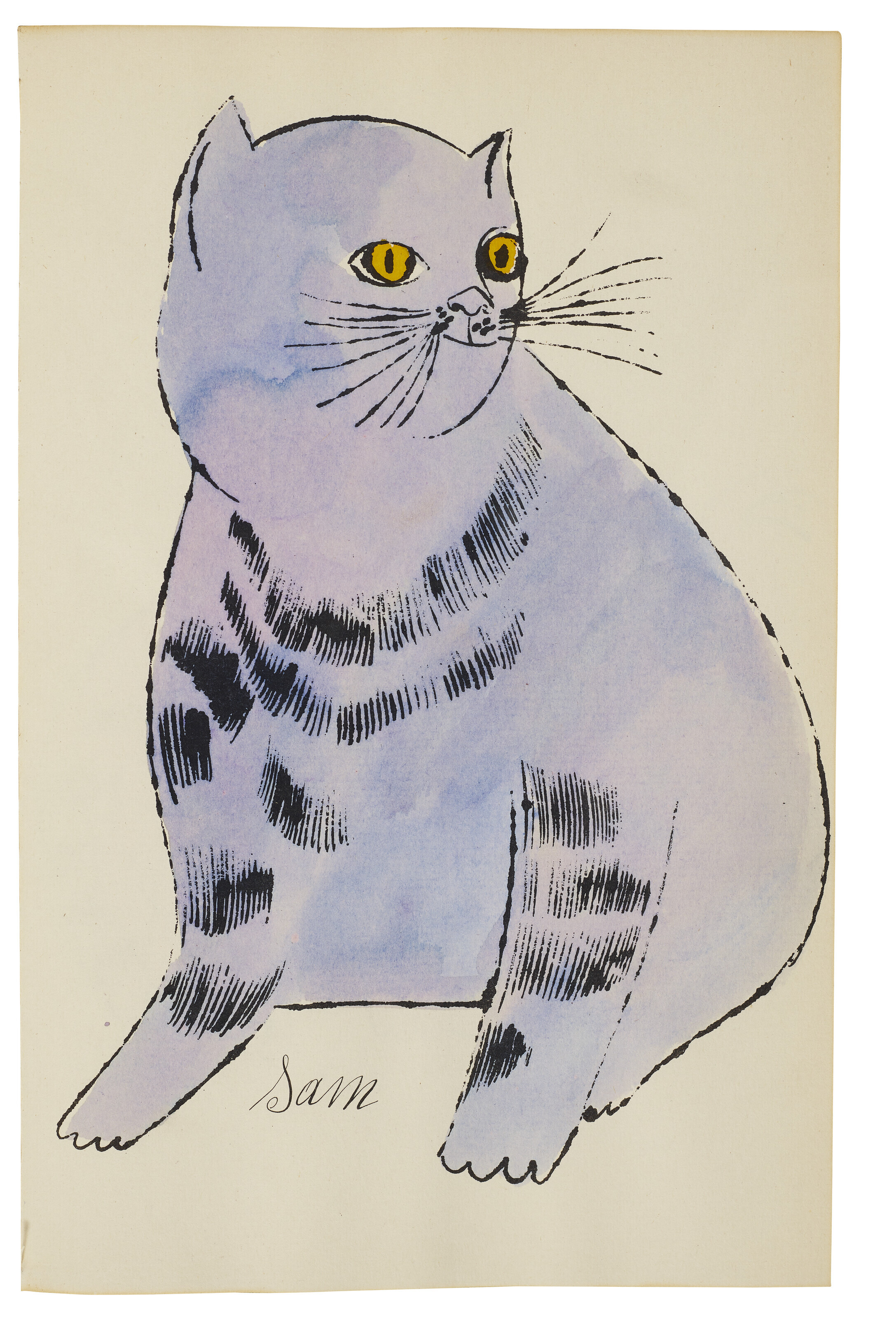 Andy Warhol — 25 кошек по имени(d) Сэм и одна голубая киска, изображение 12