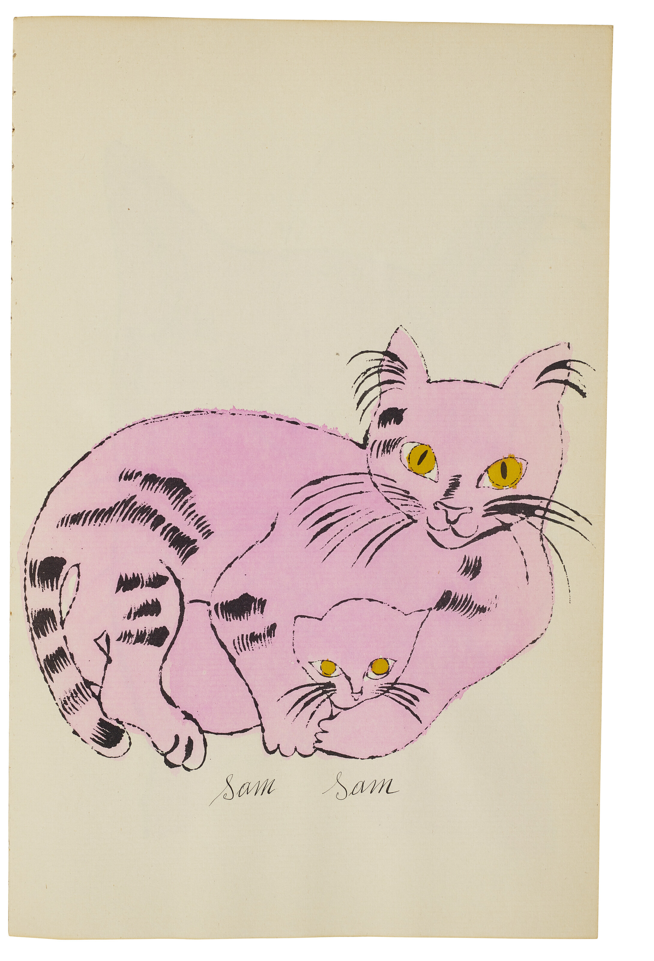 Andy Warhol — 25 кошек по имени(d) Сэм и одна голубая киска, изображение 13