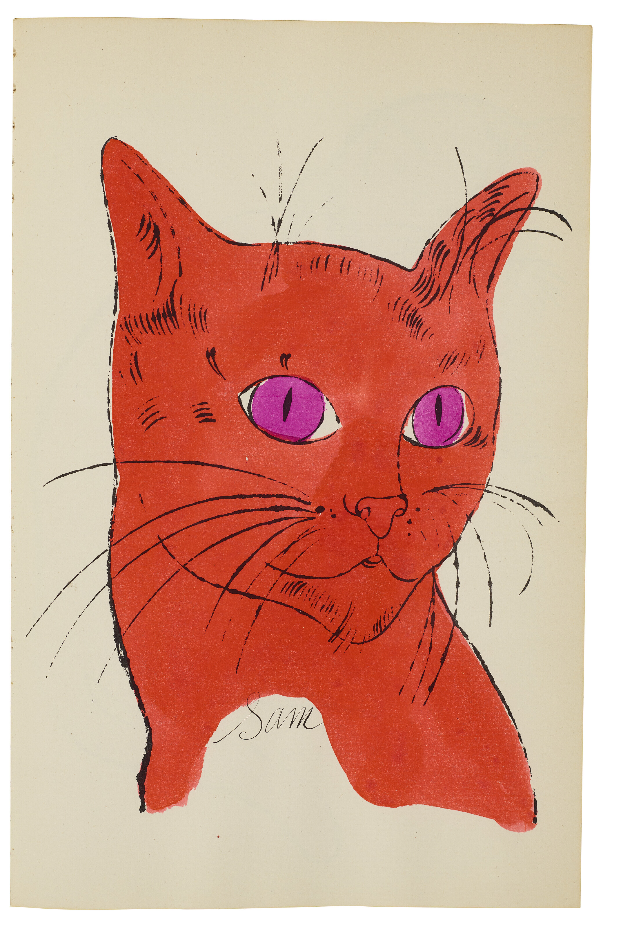 Andy Warhol — 25 кошек по имени(d) Сэм и одна голубая киска, изображение 14