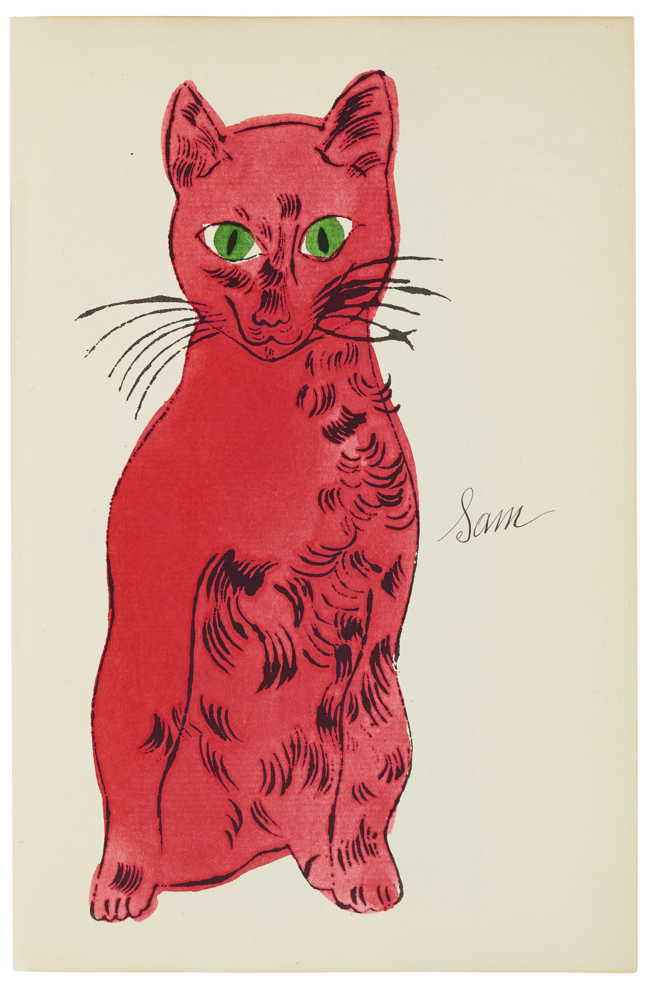 Andy Warhol — 25 кошек по имени(d) Сэм и одна голубая киска, изображение 4