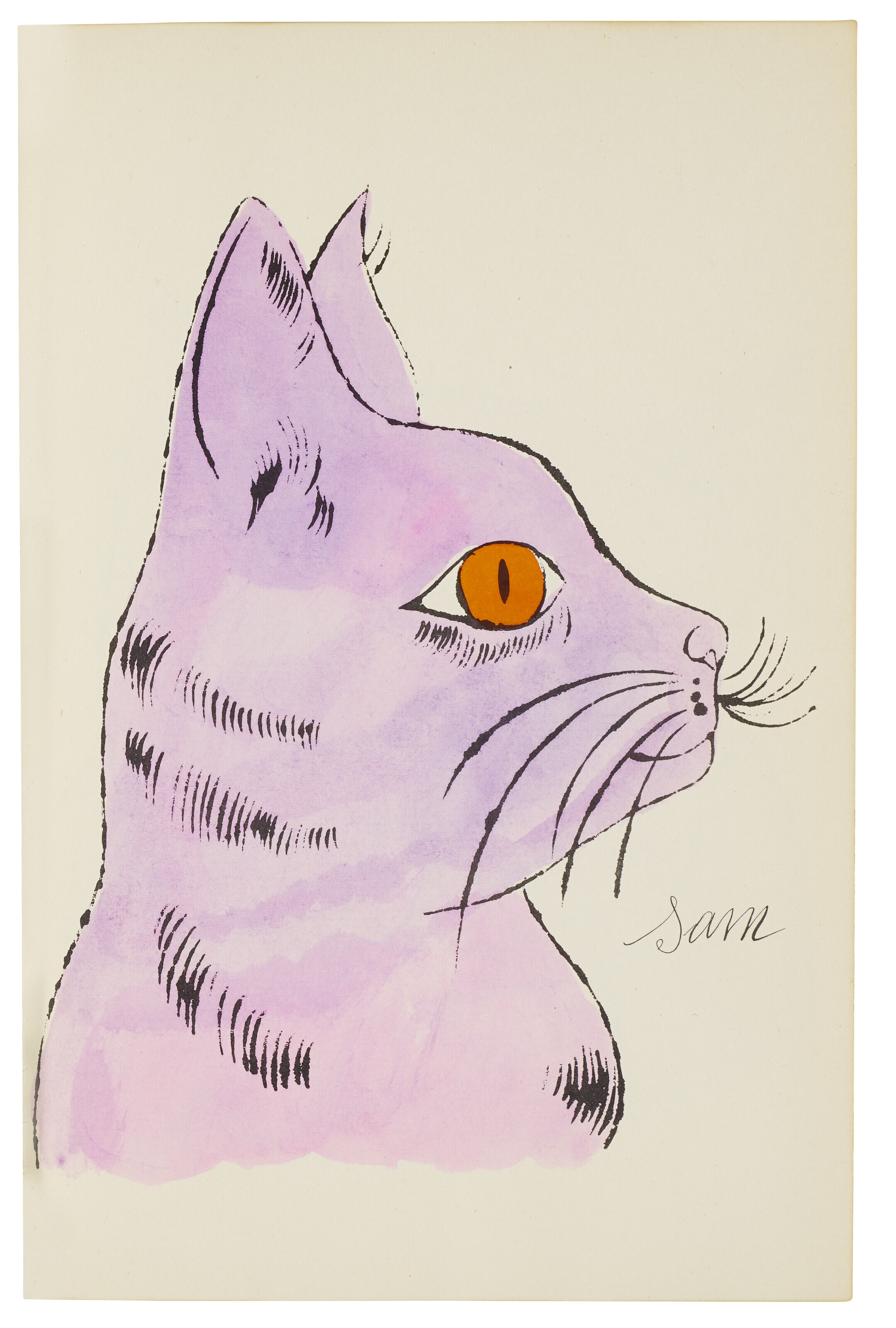 Andy Warhol — 25 кошек по имени(d) Сэм и одна голубая киска, изображение 8