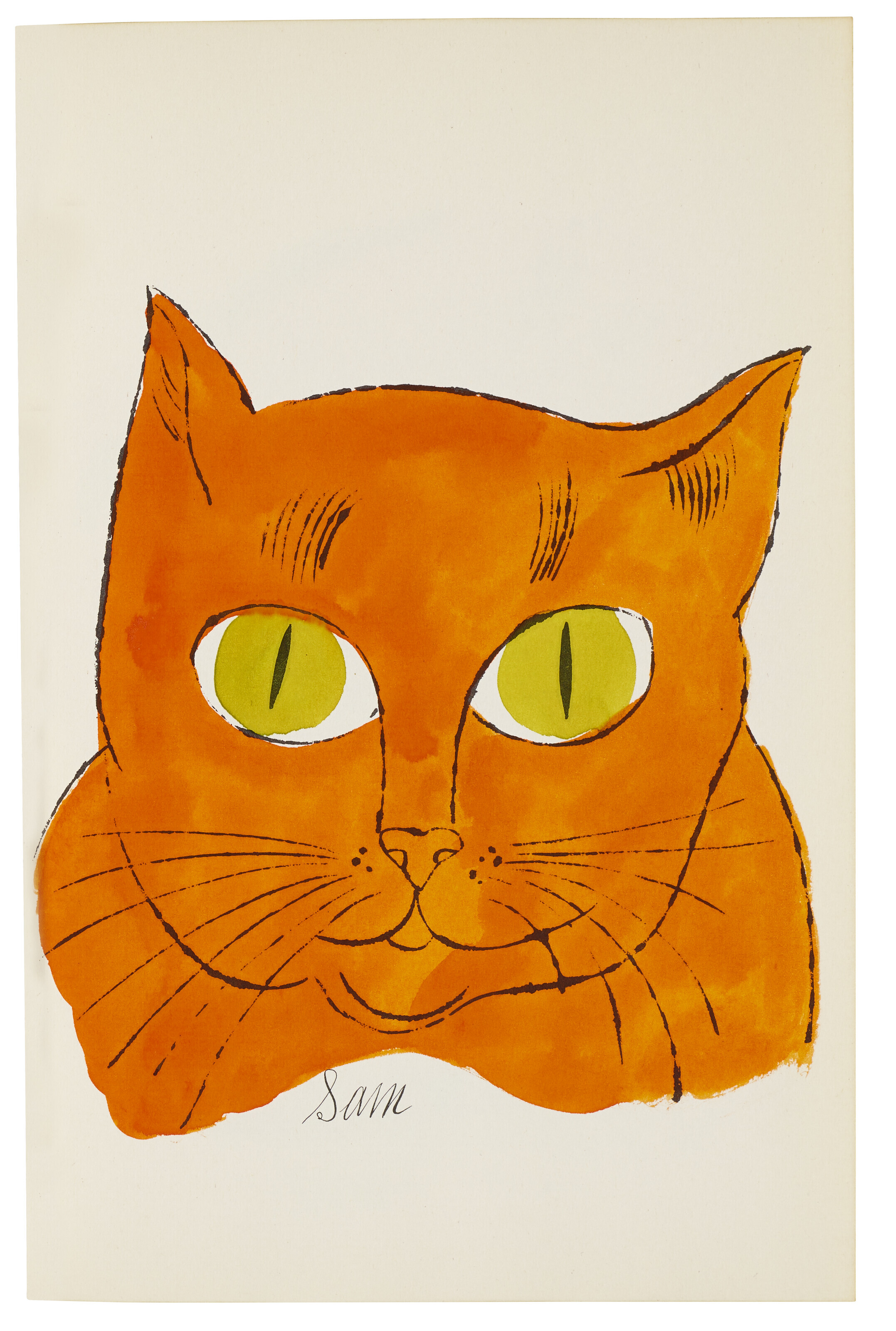 Andy Warhol — 25 кошек по имени(d) Сэм и одна голубая киска, изображение 9