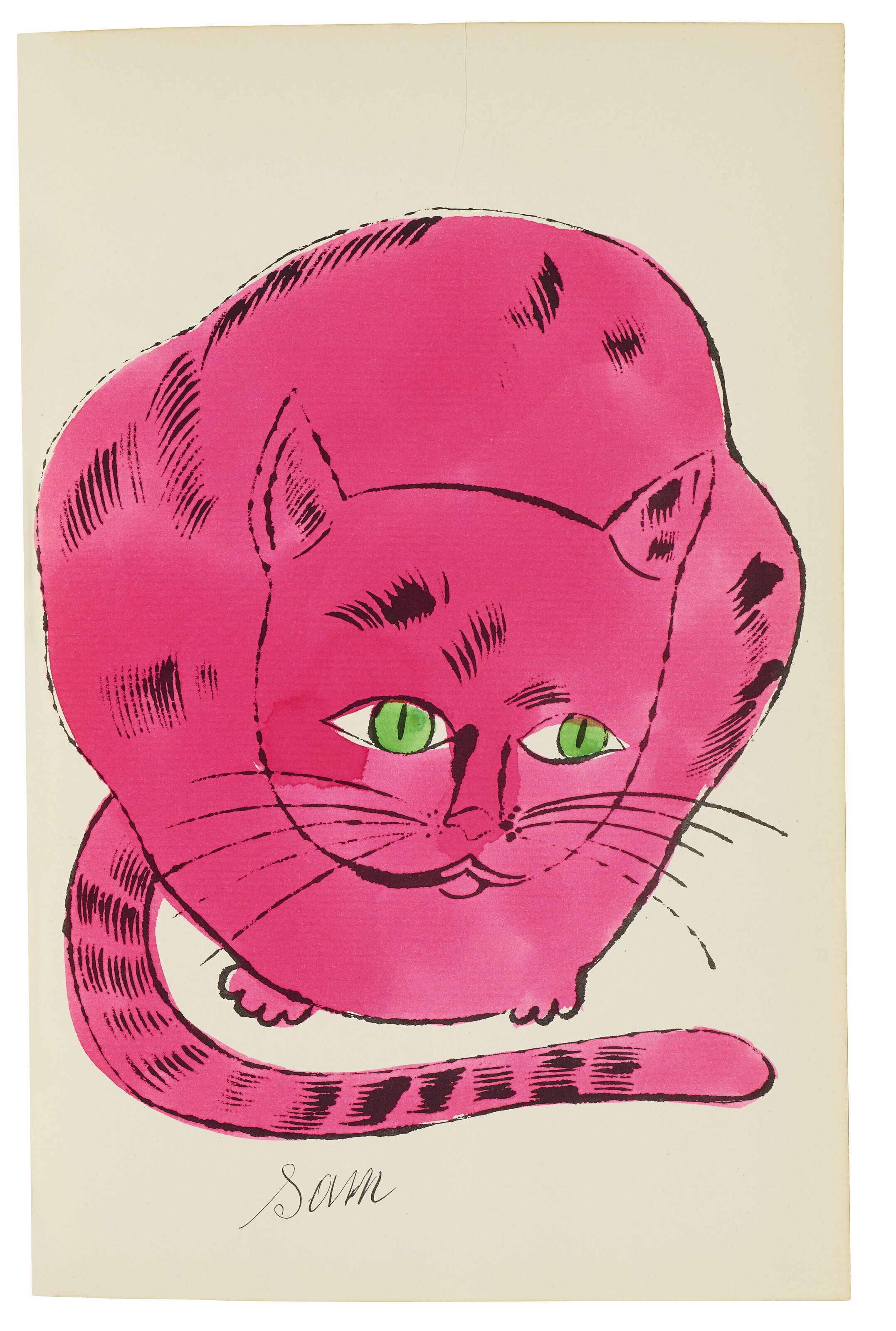 Andy Warhol — 25 кошек по имени(d) Сэм и одна голубая киска, изображение 10