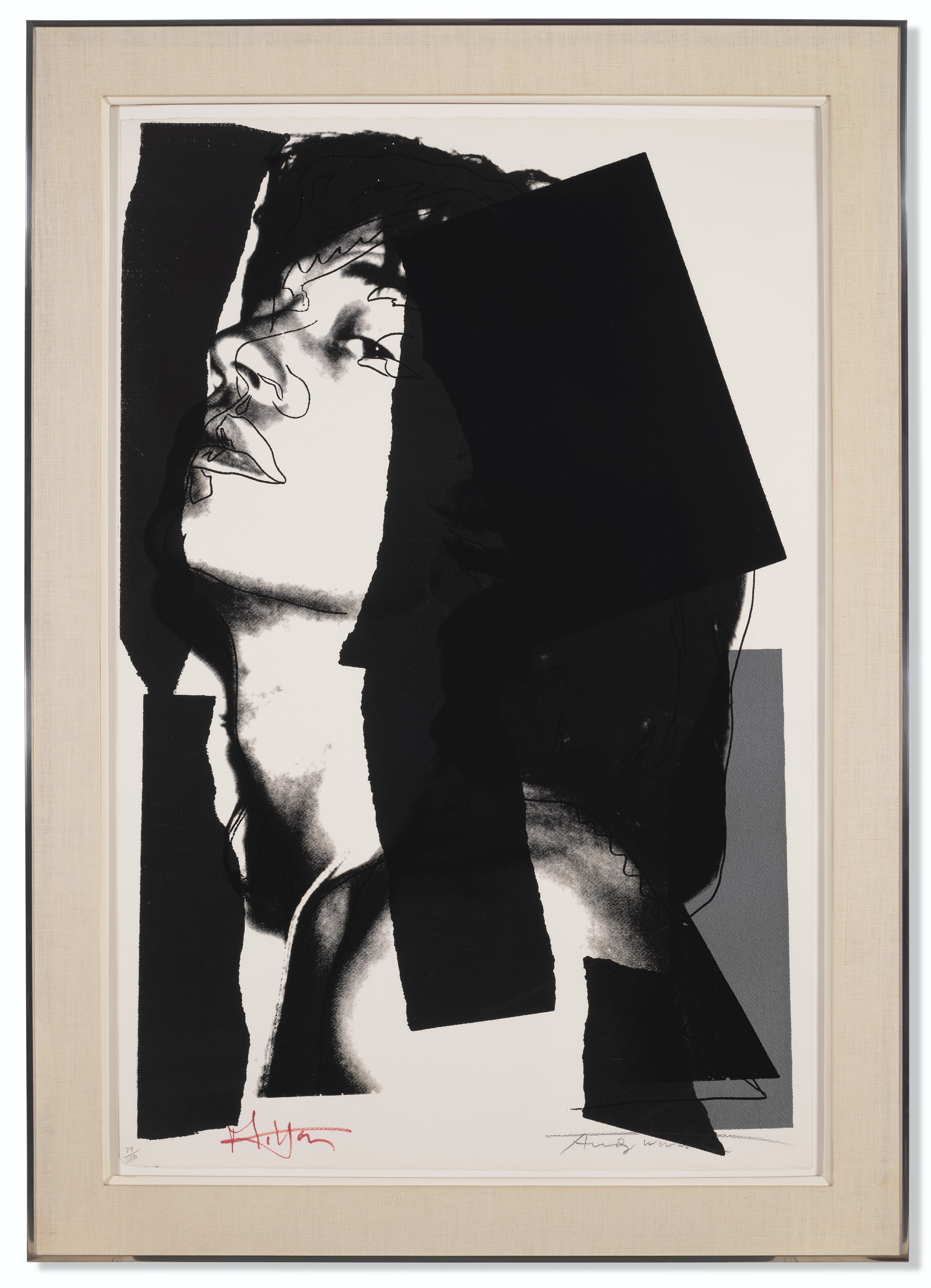 Andy Warhol — Мик Джаггер : один отпечаток, изображение 2