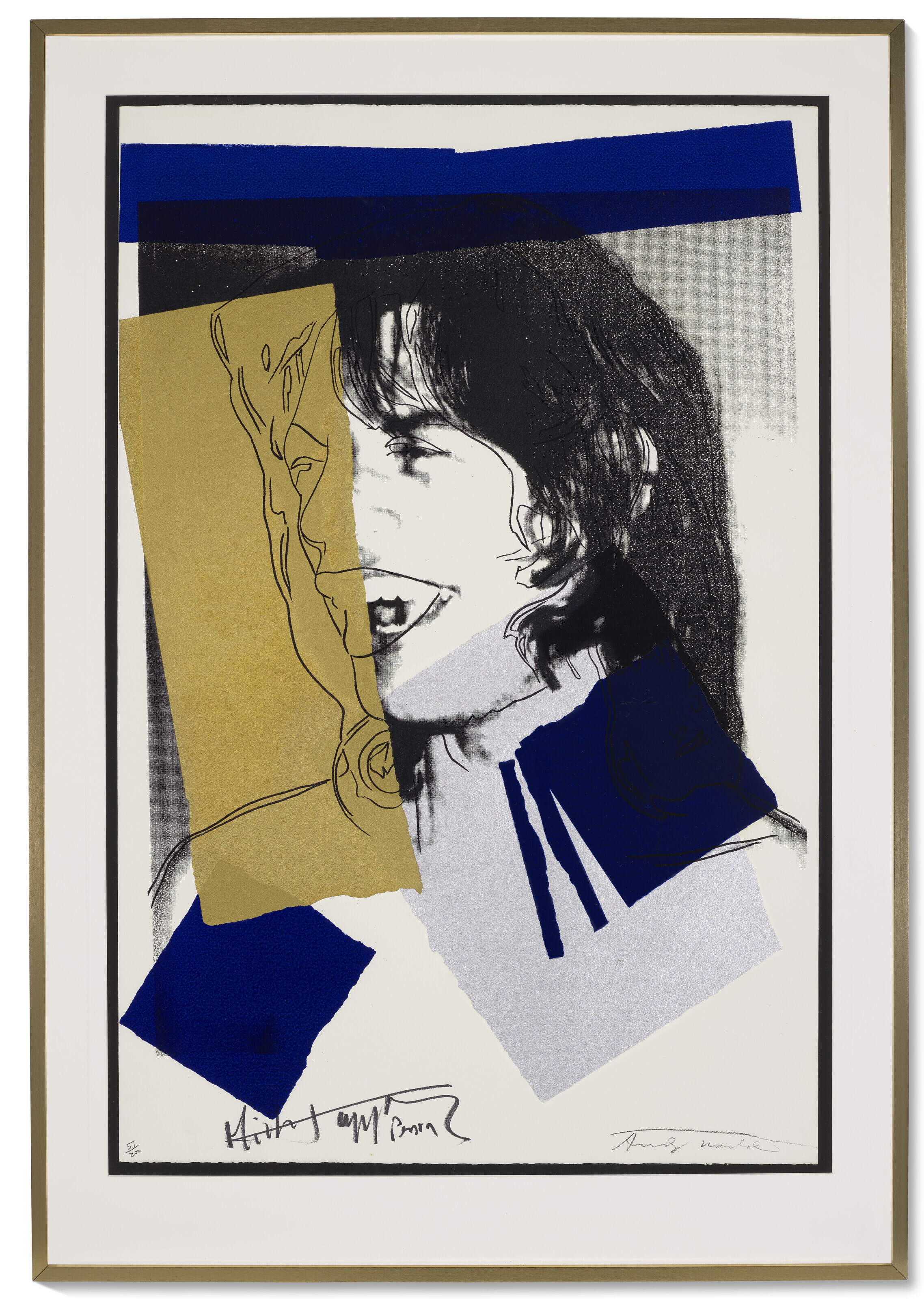 Andy Warhol — Мик Джаггер: один отпечаток, изображение 2