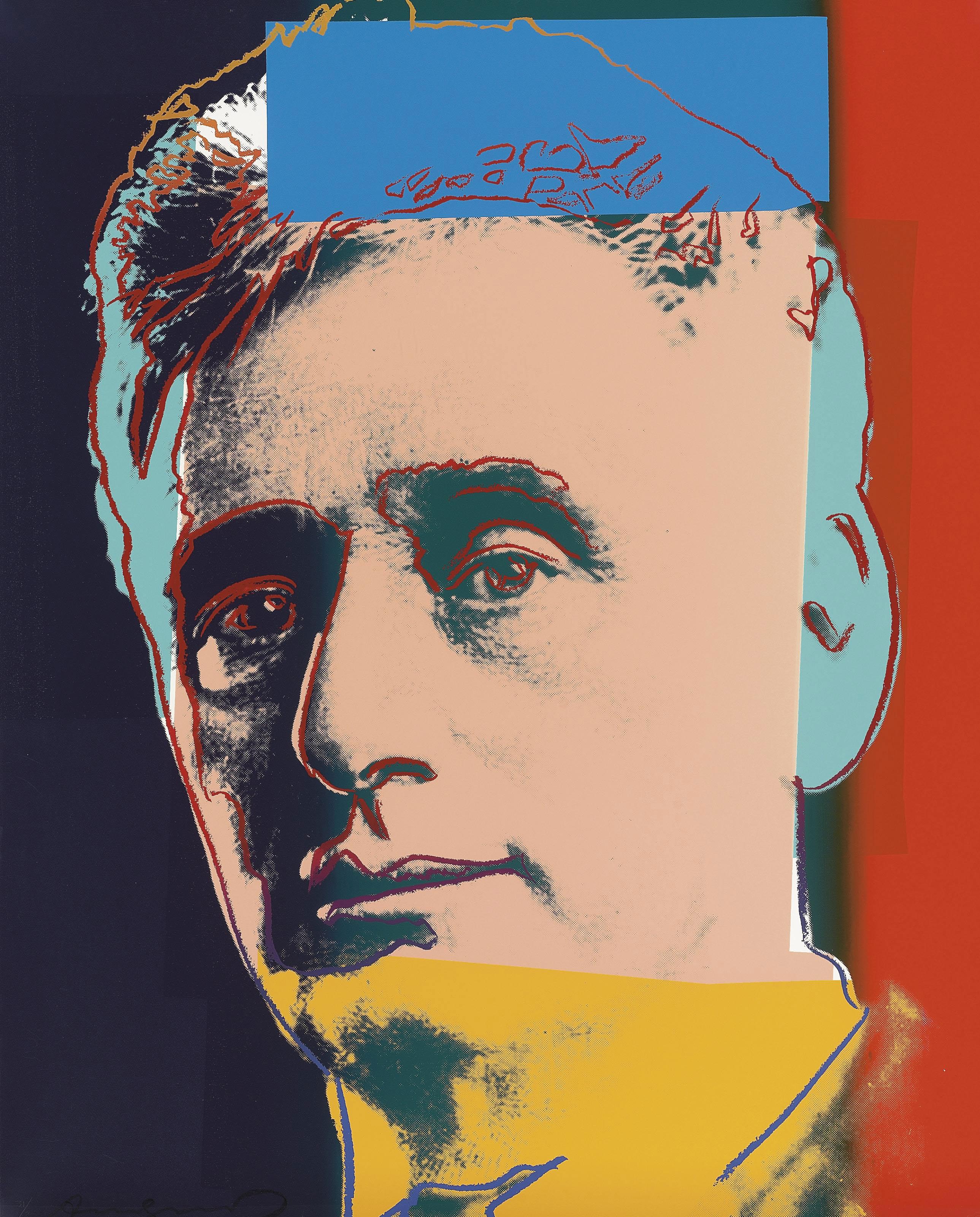 Andy Warhol — Десять портретов евреев двадцатого века (F. & S. II.226-235), изображение 6
