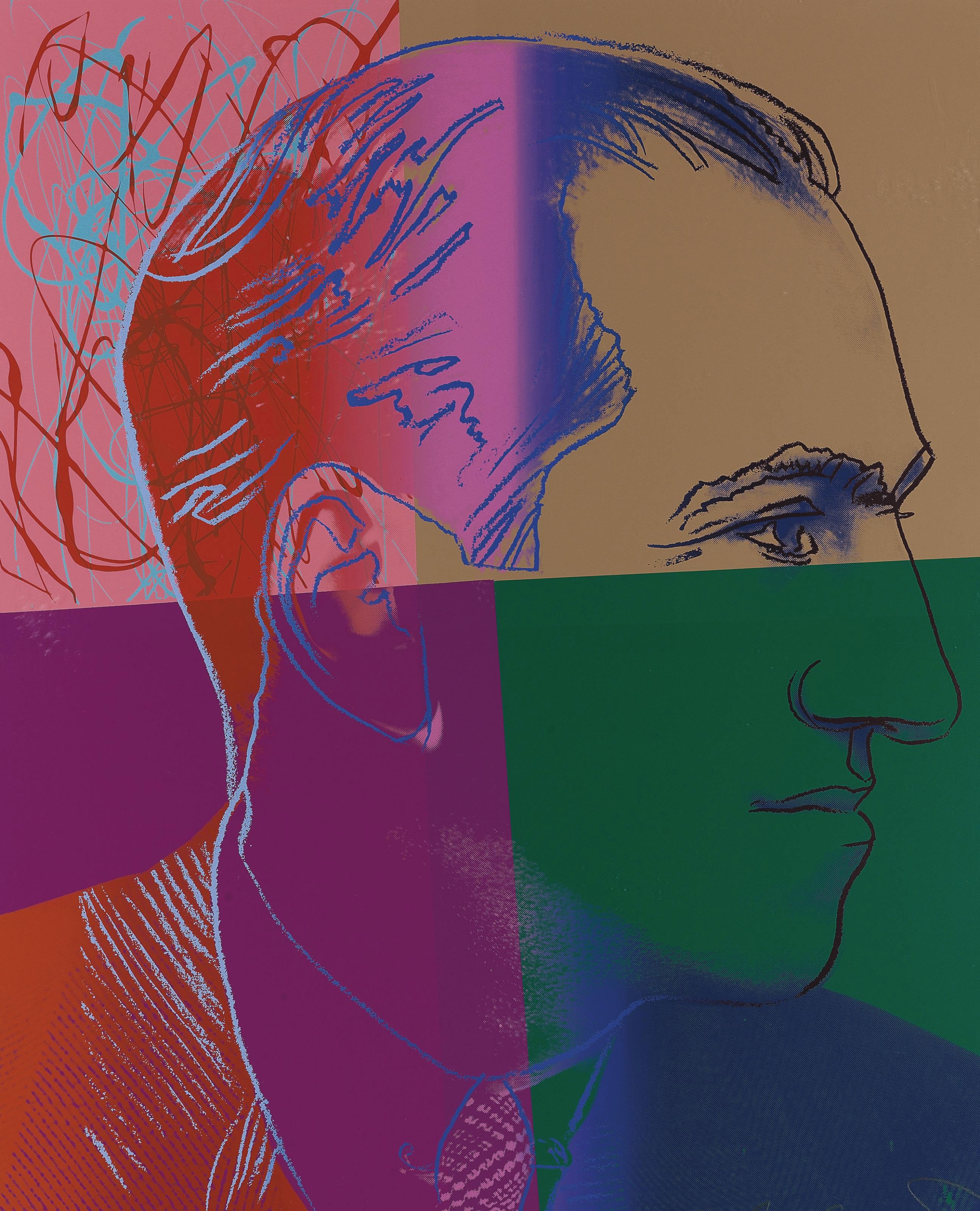 Andy Warhol — Десять портретов евреев двадцатого века (F. & S. II.226-235), изображение 7
