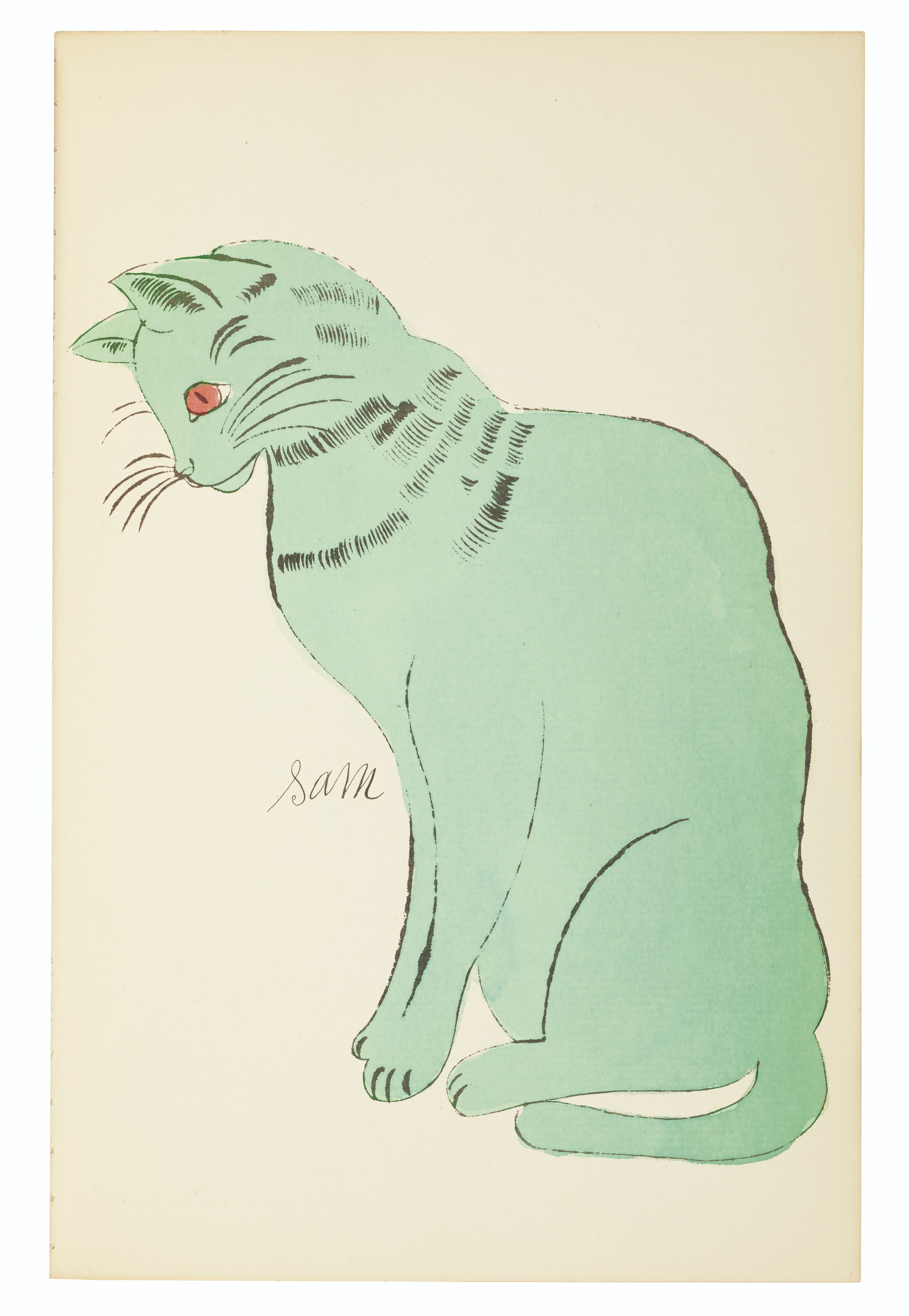 Andy Warhol — 25 кошек по имени(d) Сэм и одна голубая киска, изображение 12