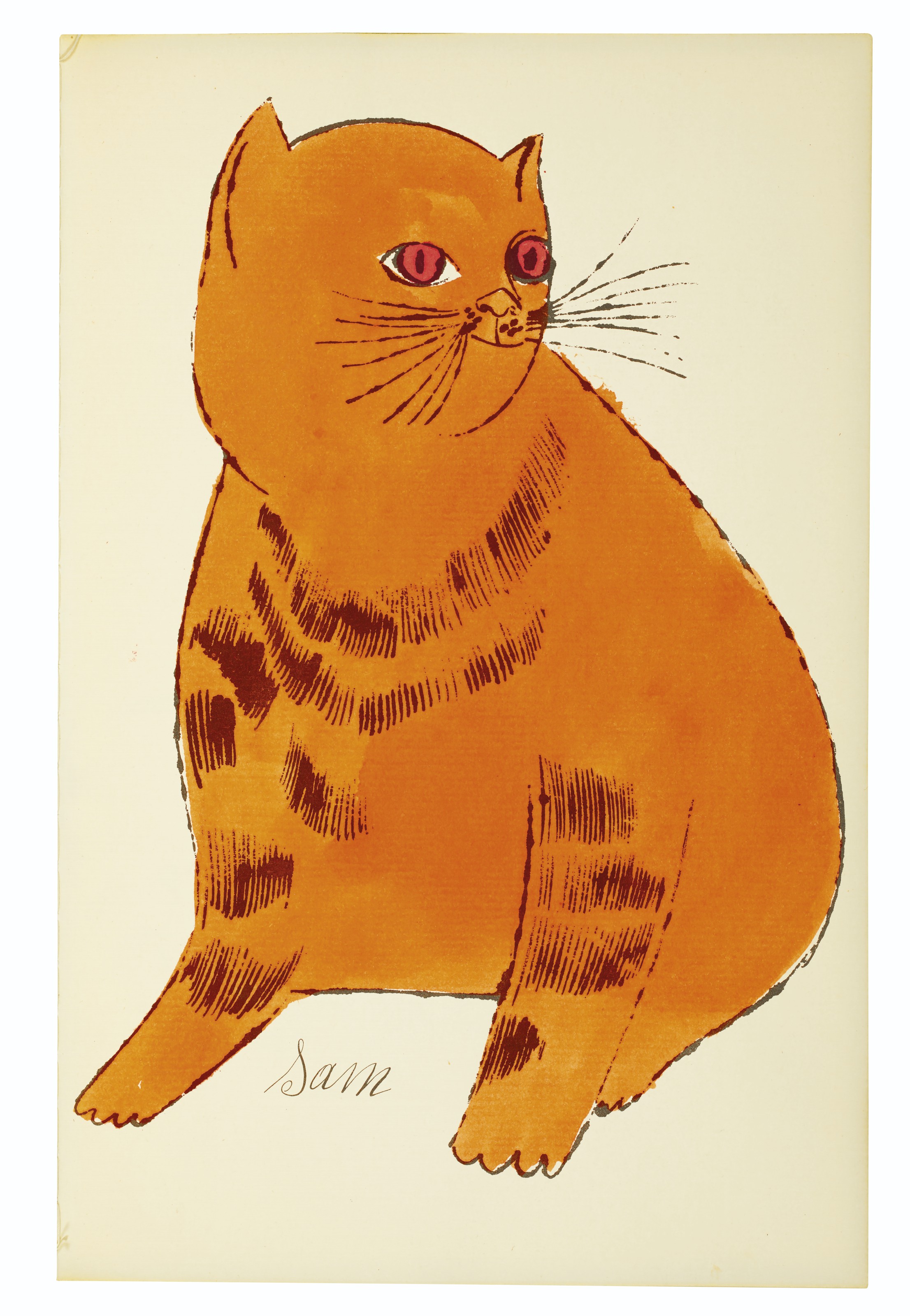 Andy Warhol — 25 кошек по имени(d) Сэм и одна голубая киска, изображение 13