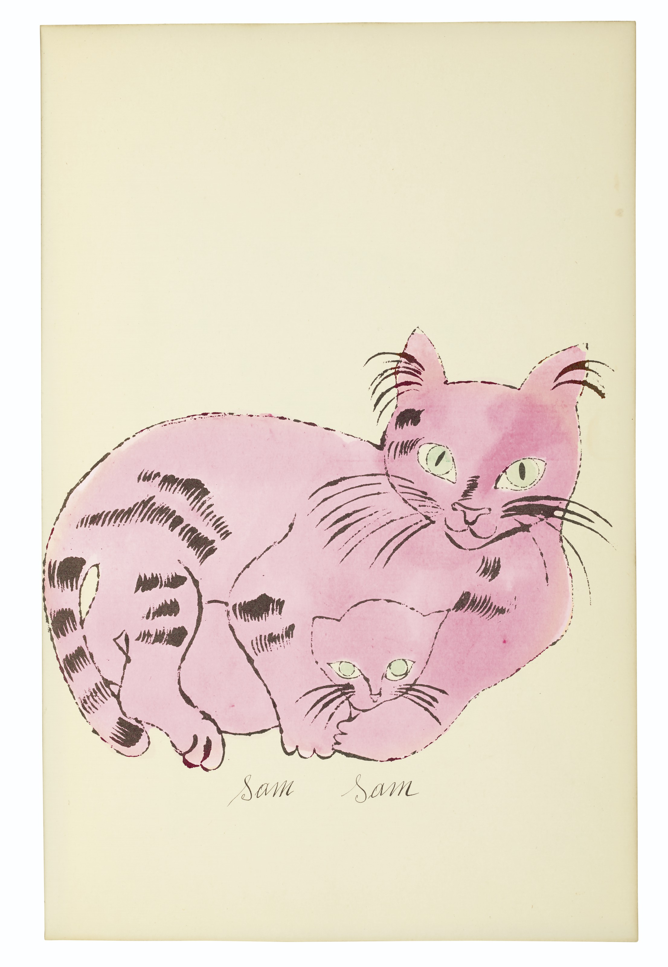 Andy Warhol — 25 кошек по имени(d) Сэм и одна голубая киска, изображение 14