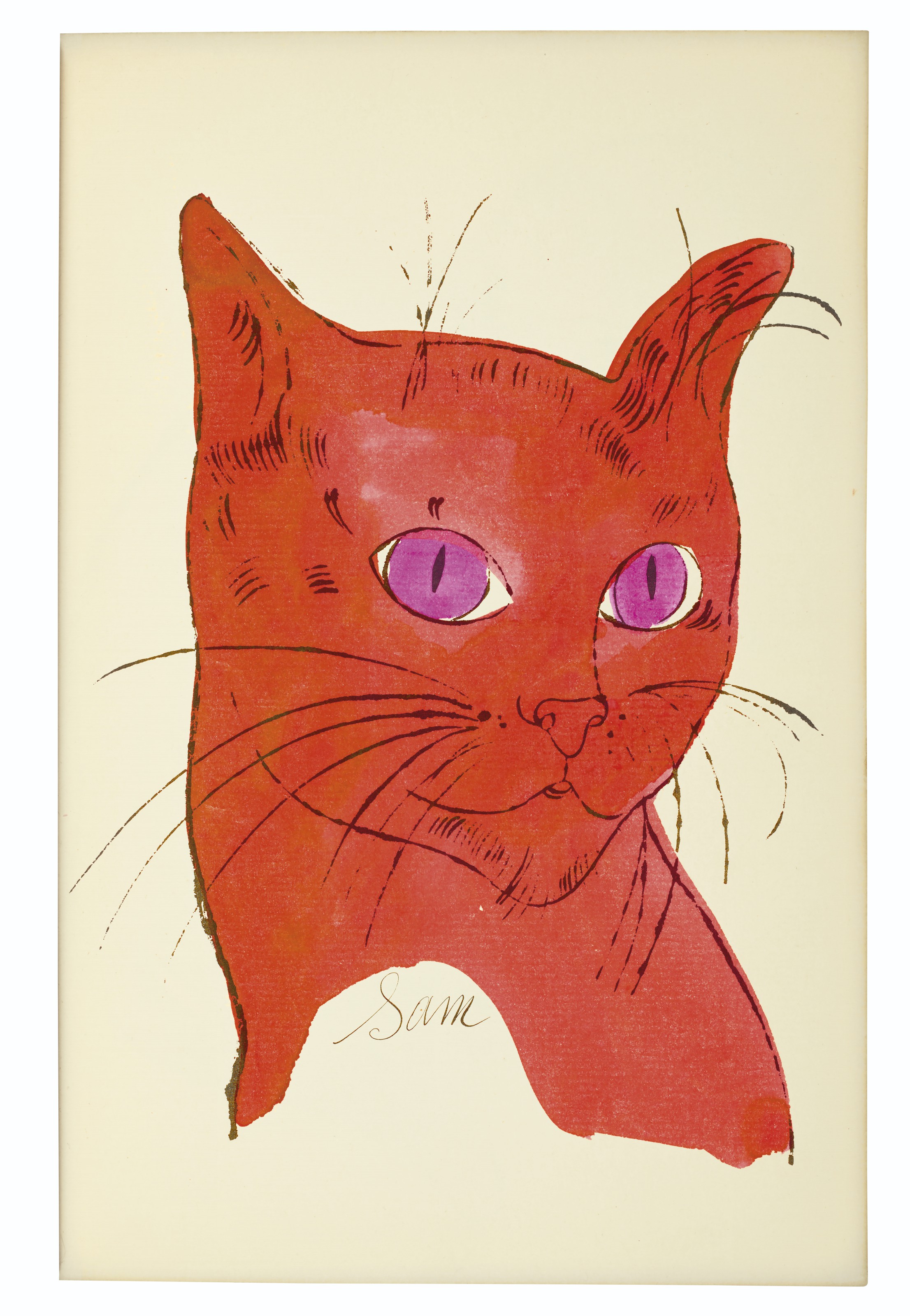 Andy Warhol — 25 кошек по имени(d) Сэм и одна голубая киска, изображение 15