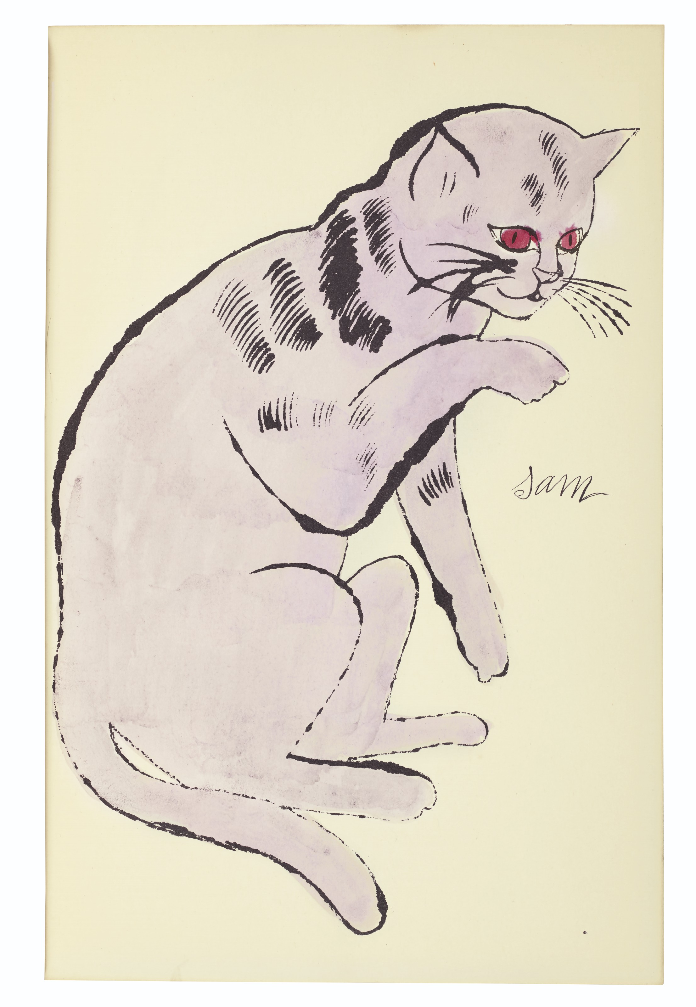 Andy Warhol — 25 кошек по имени(d) Сэм и одна голубая киска, изображение 16