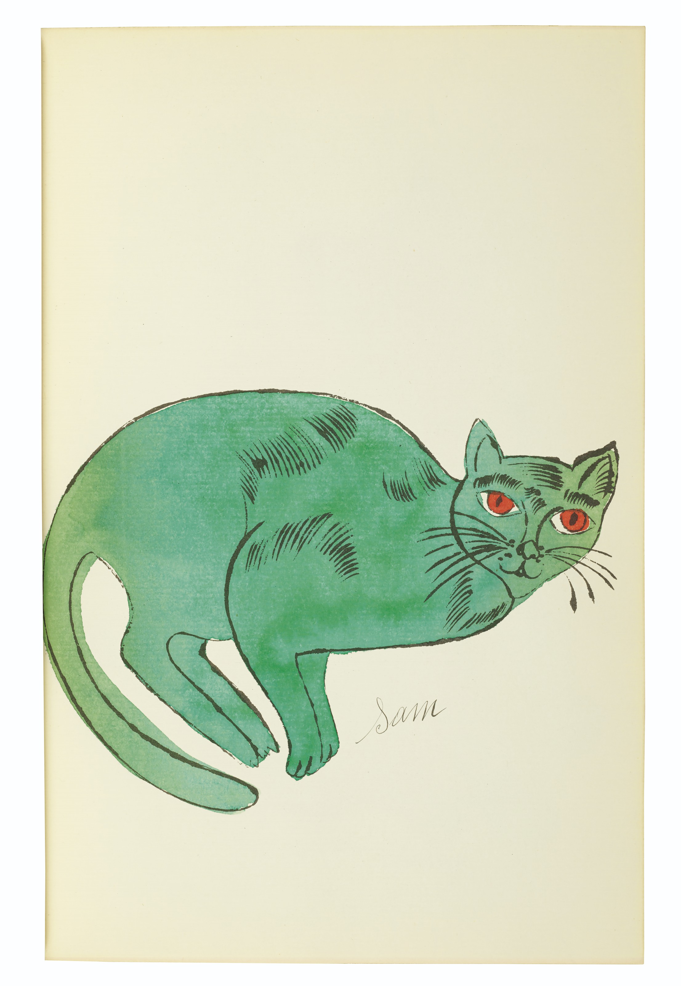 Andy Warhol — 25 кошек по имени(d) Сэм и одна голубая киска, изображение 19
