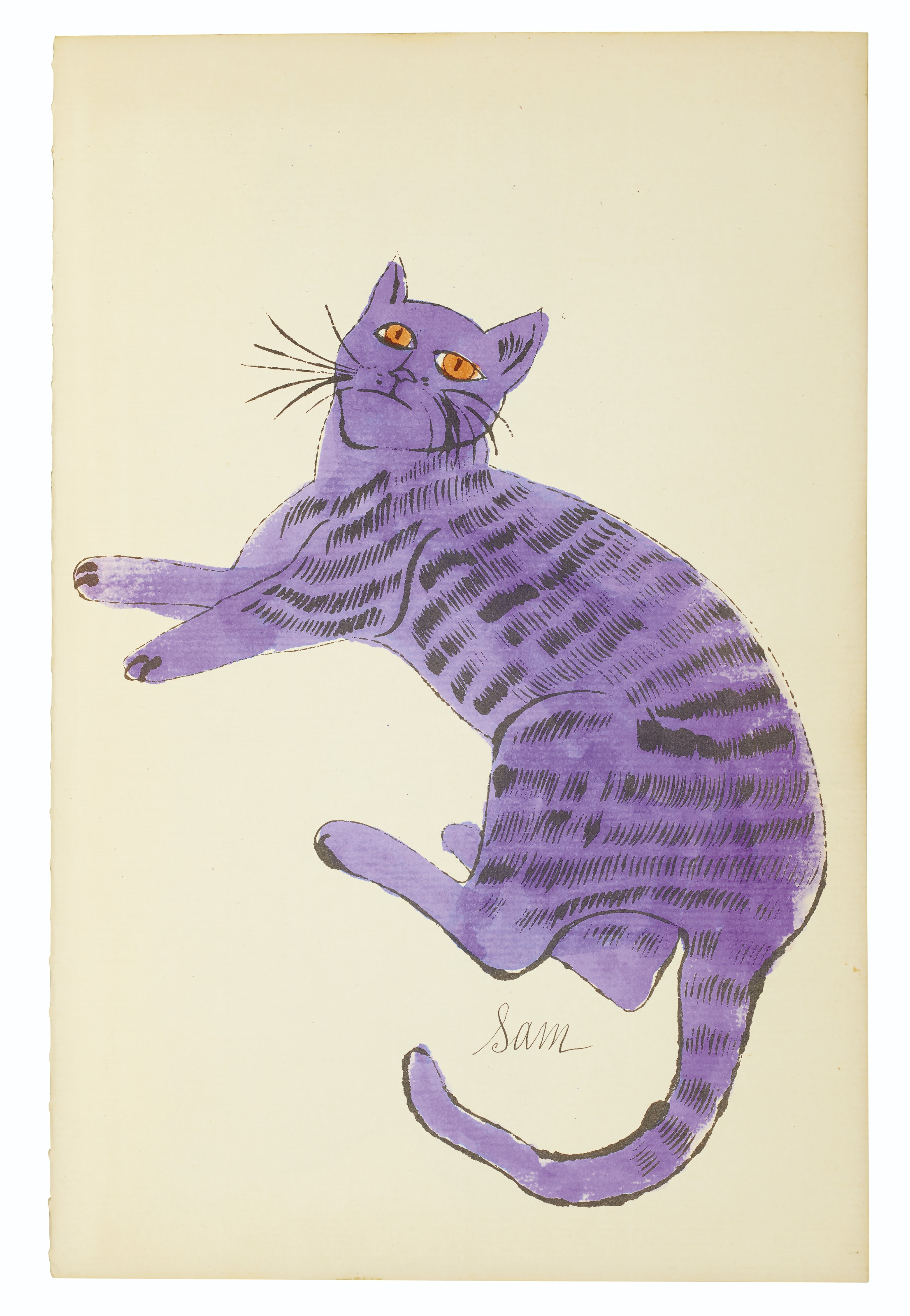 Andy Warhol — 25 кошек по имени(d) Сэм и одна голубая киска, изображение 4