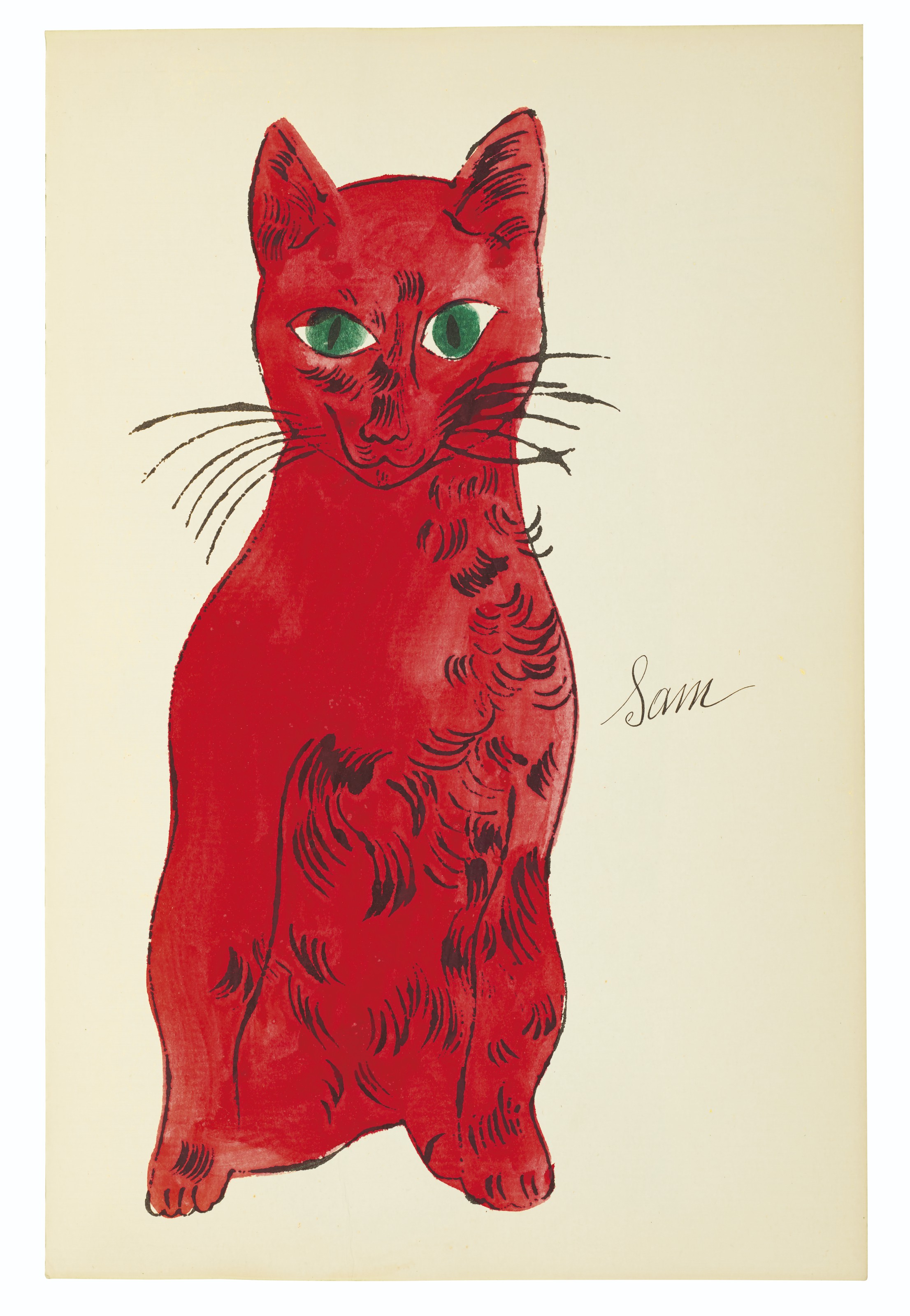 Andy Warhol — 25 кошек по имени(d) Сэм и одна голубая киска, изображение 5