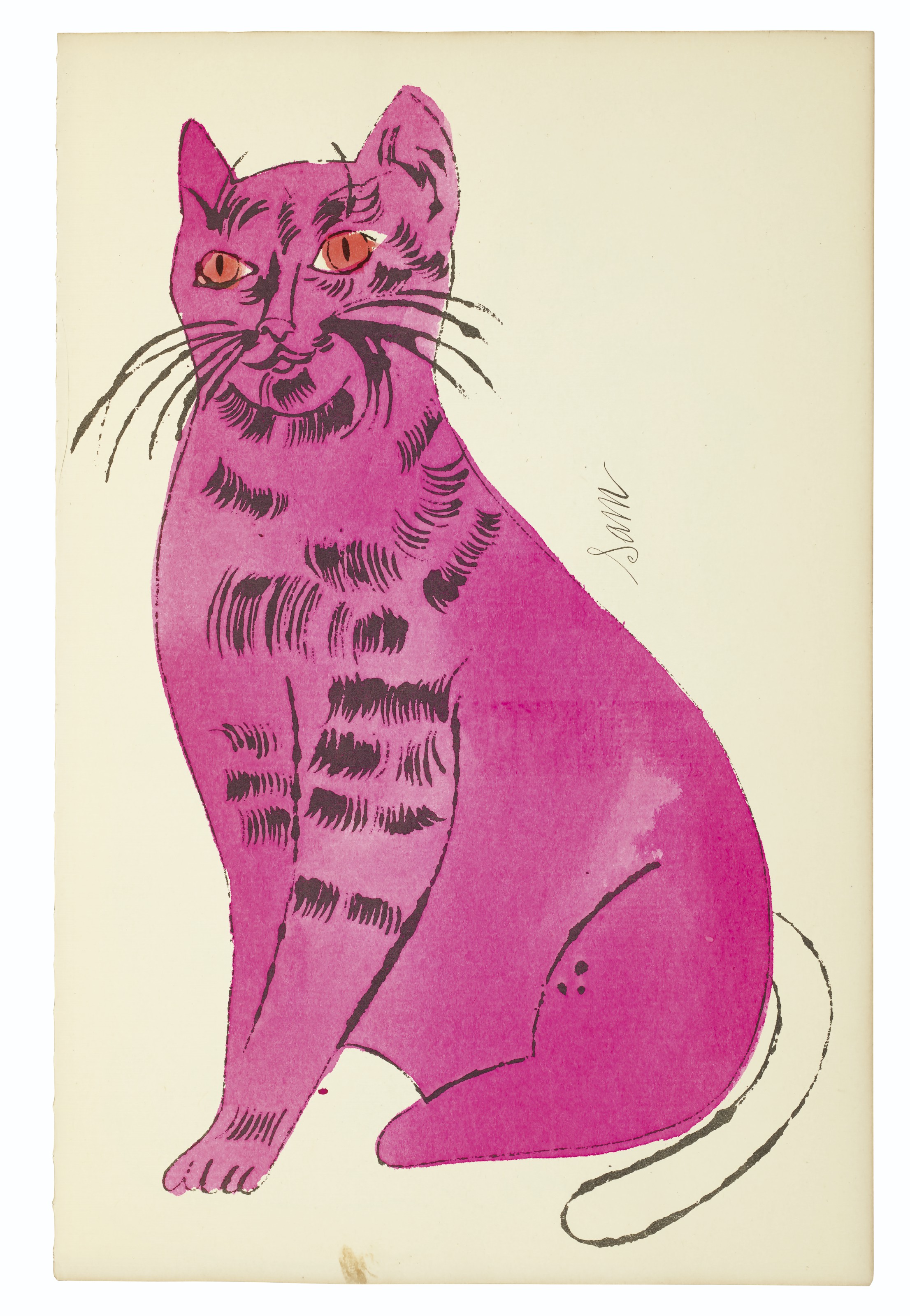 Andy Warhol — 25 кошек по имени(d) Сэм и одна голубая киска, изображение 7