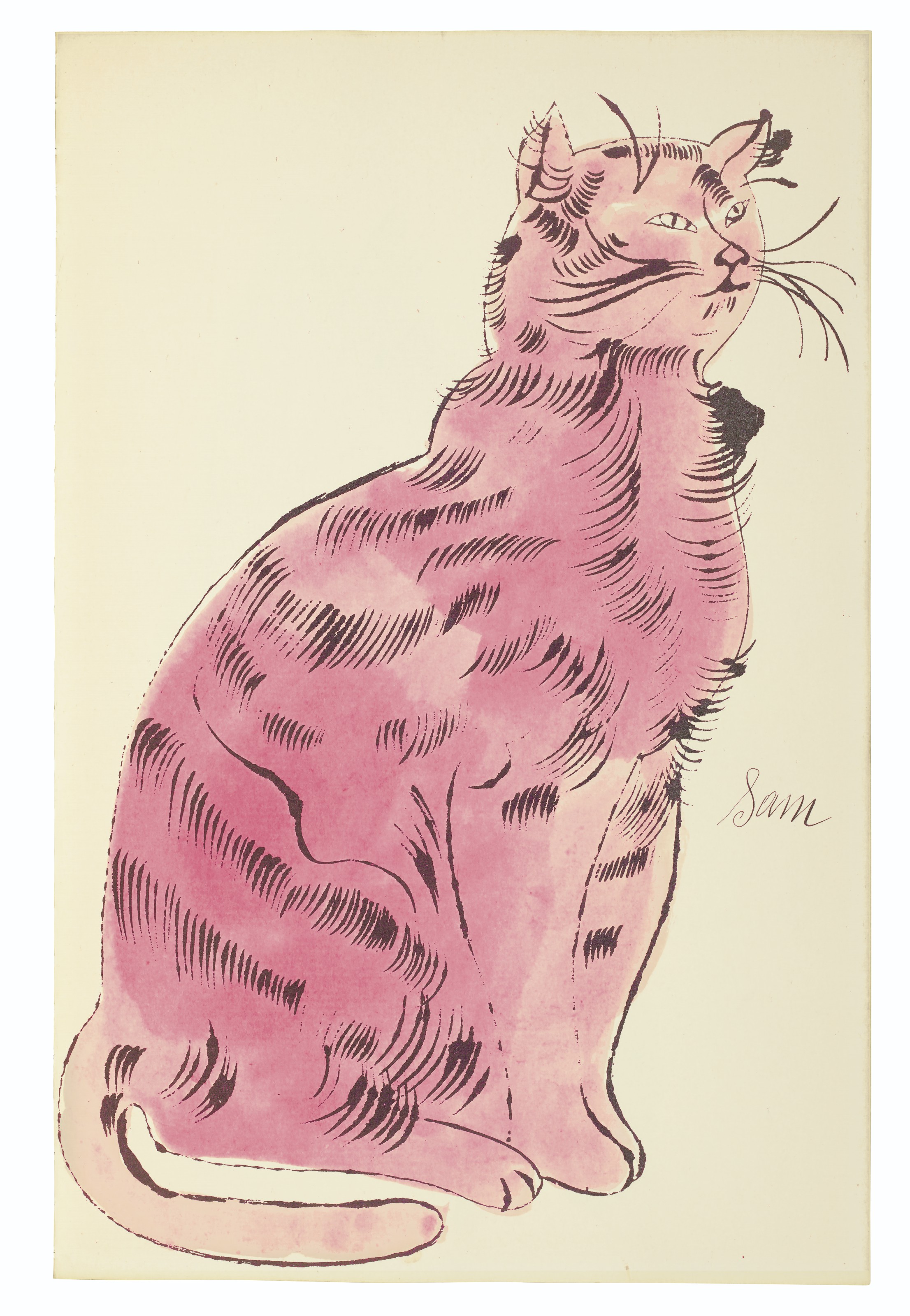 Andy Warhol — 25 кошек по имени(d) Сэм и одна голубая киска, изображение 8