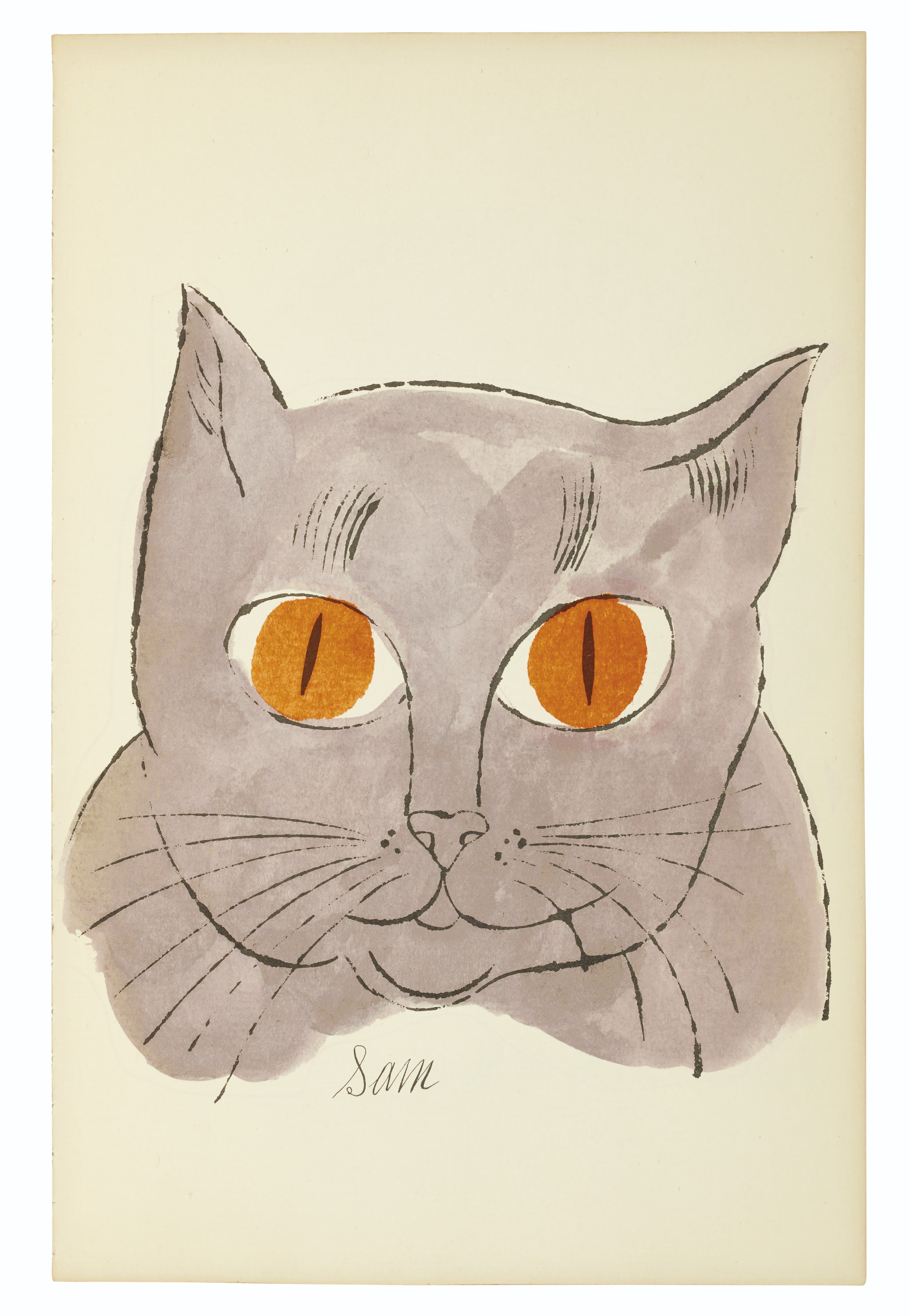 Andy Warhol — 25 кошек по имени(d) Сэм и одна голубая киска, изображение 10