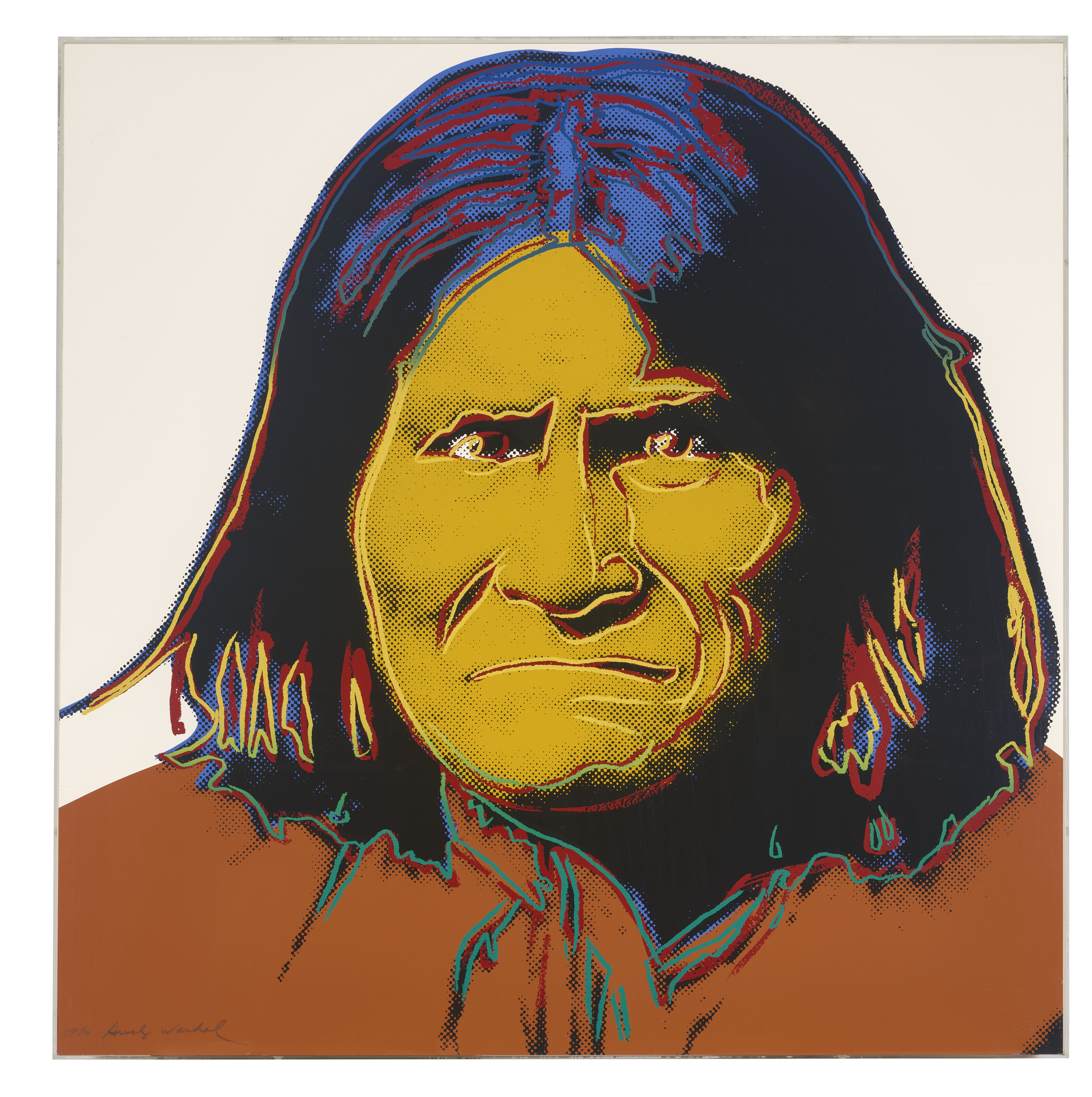 Andy Warhol — Джеронимо из "Ковбоев и индейцев", изображение 2
