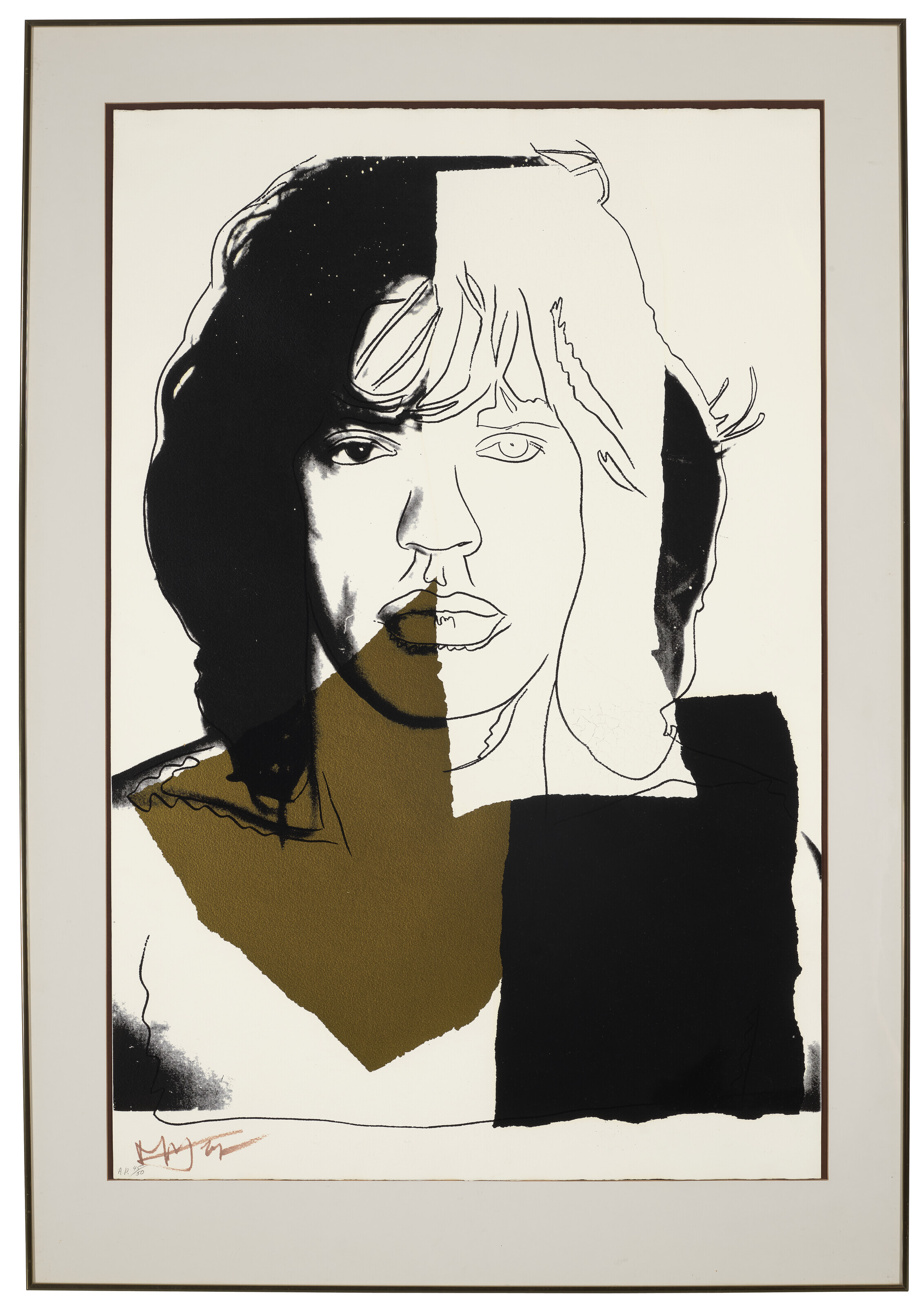 Andy Warhol — Мик Джаггер : один отпечаток, изображение 2