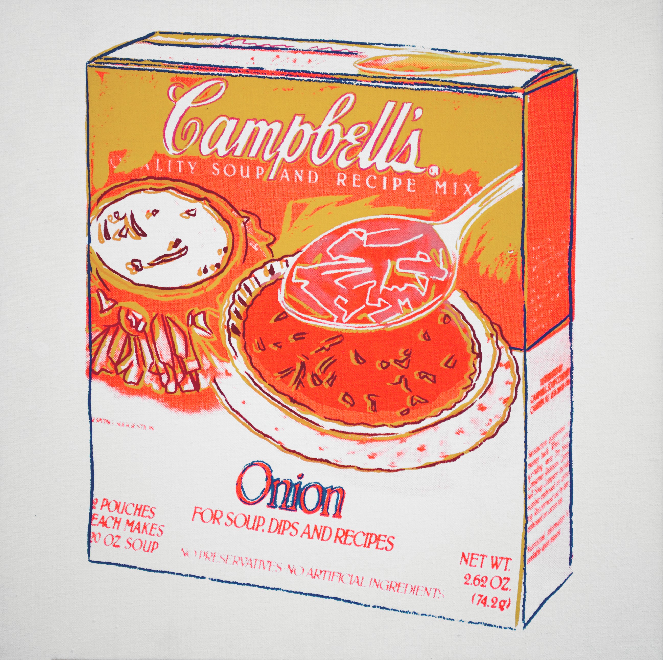 Andy Warhol — Коробка лукового супа "Кэмпбелл"