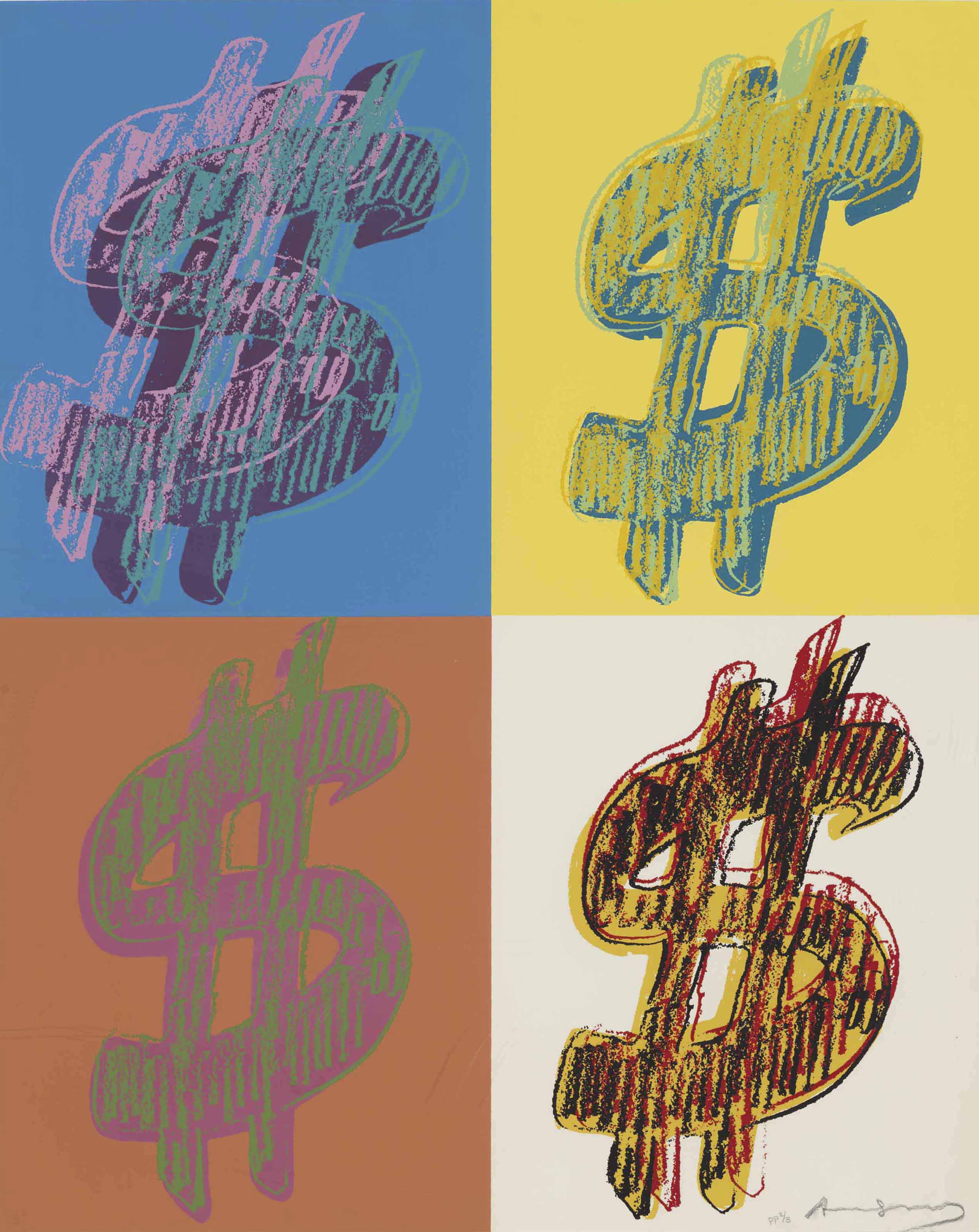 Andy Warhol — $ (Квадрант) : одна тарелка
