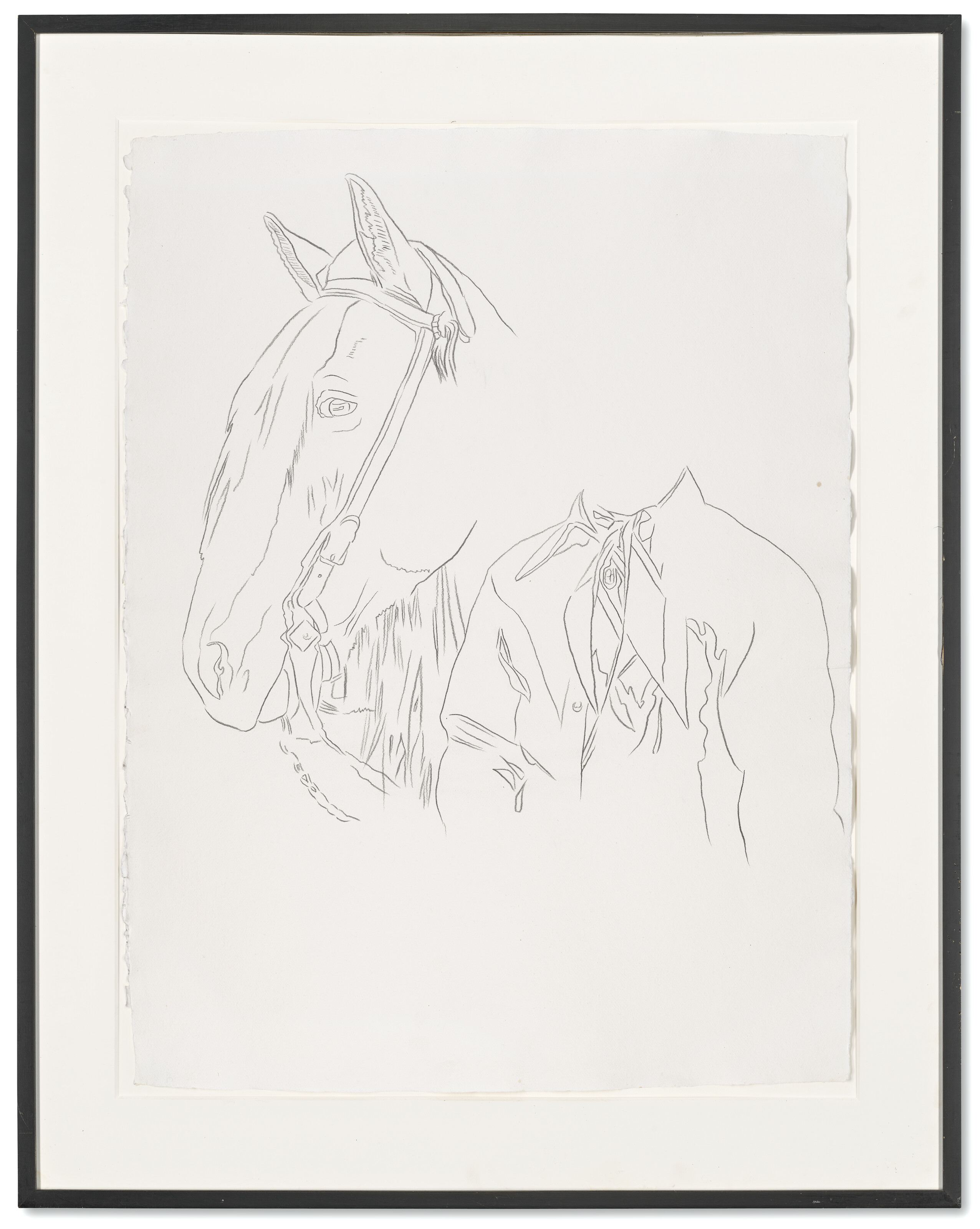 Andy Warhol — Ковбои и индейцы: Мужчина с лошадью, изображение 2
