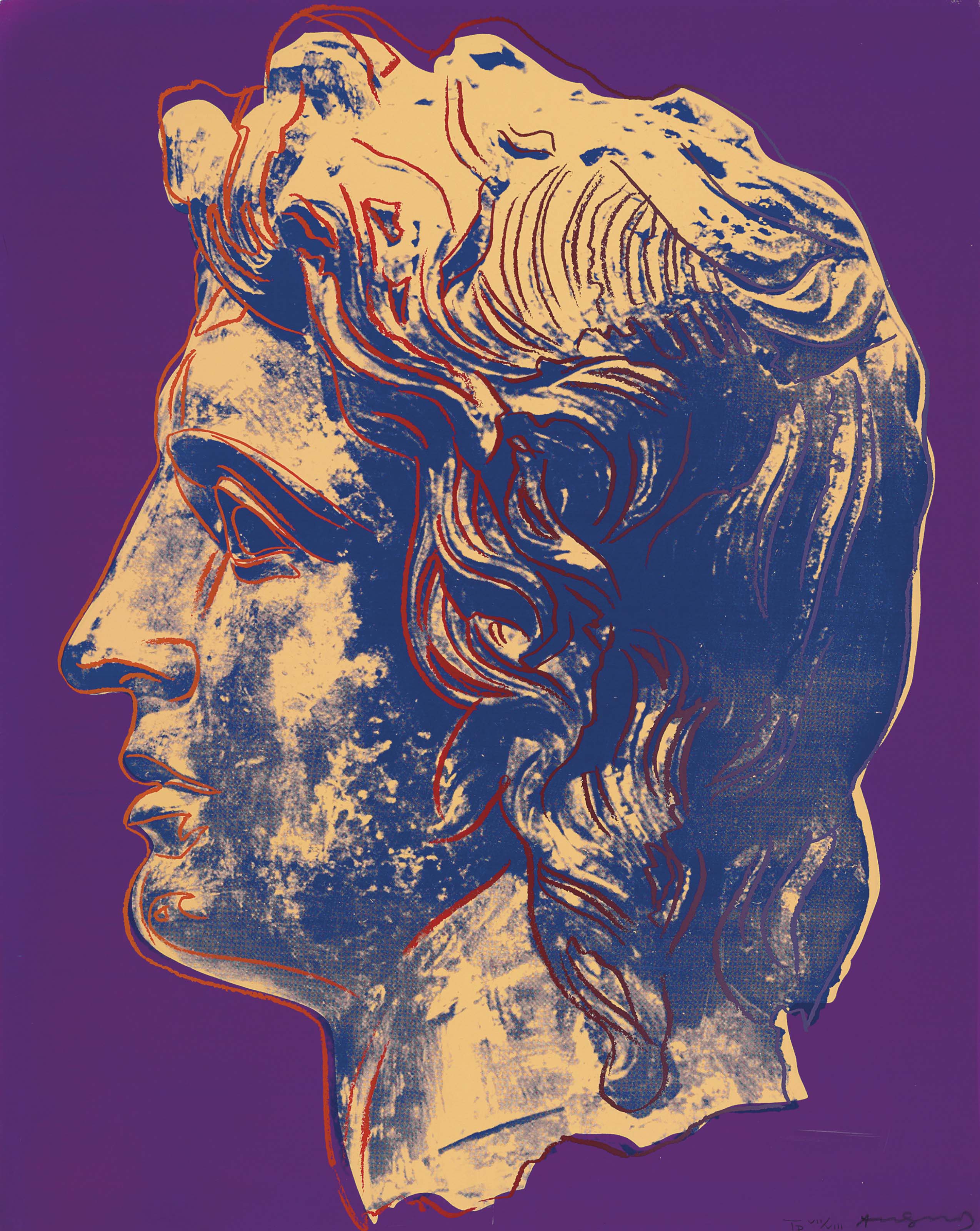 Andy Warhol — Александр Македонский : одна тарелка