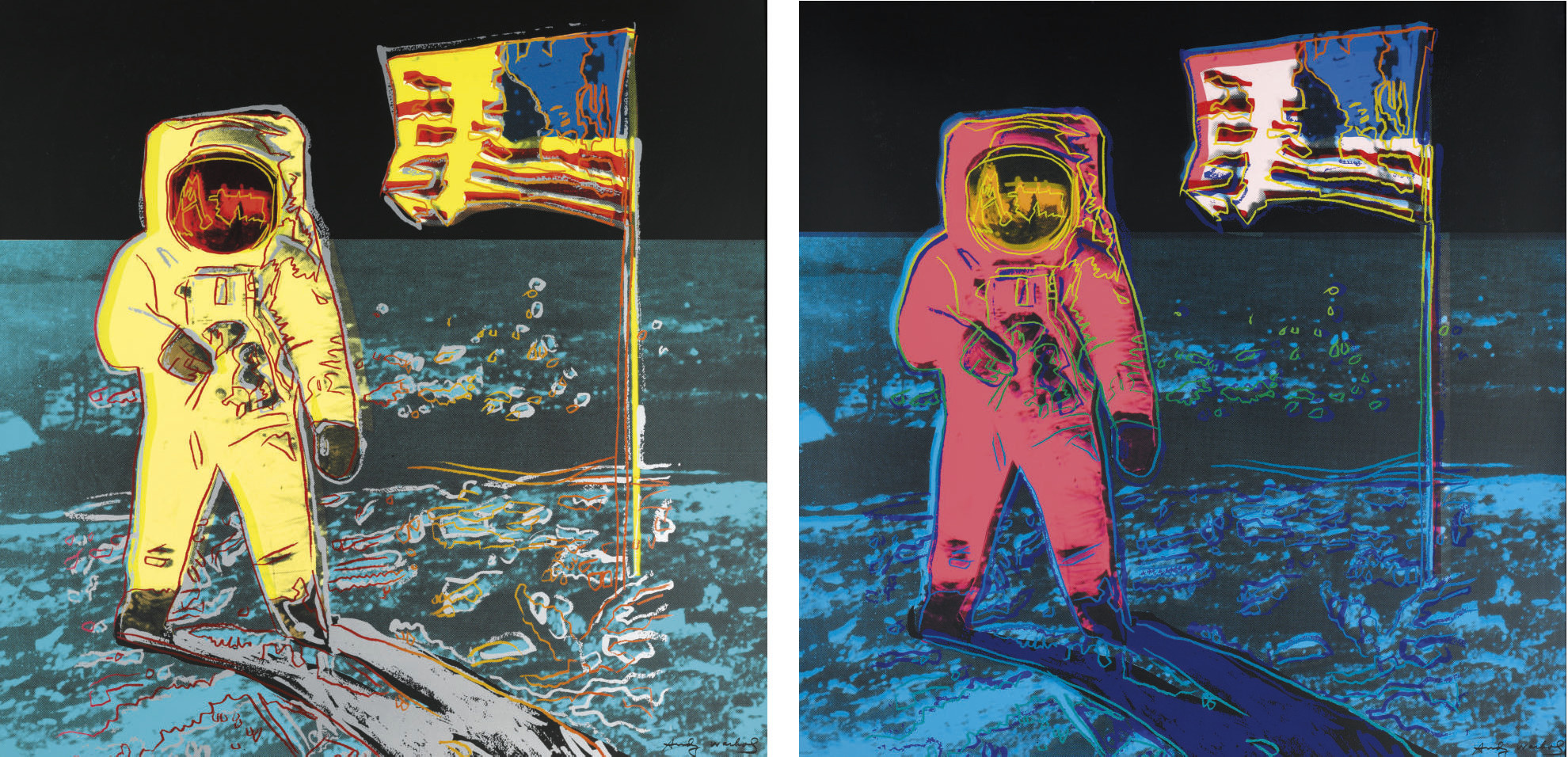 Andy Warhol — Лунная походка (F. & S. II.404-45)