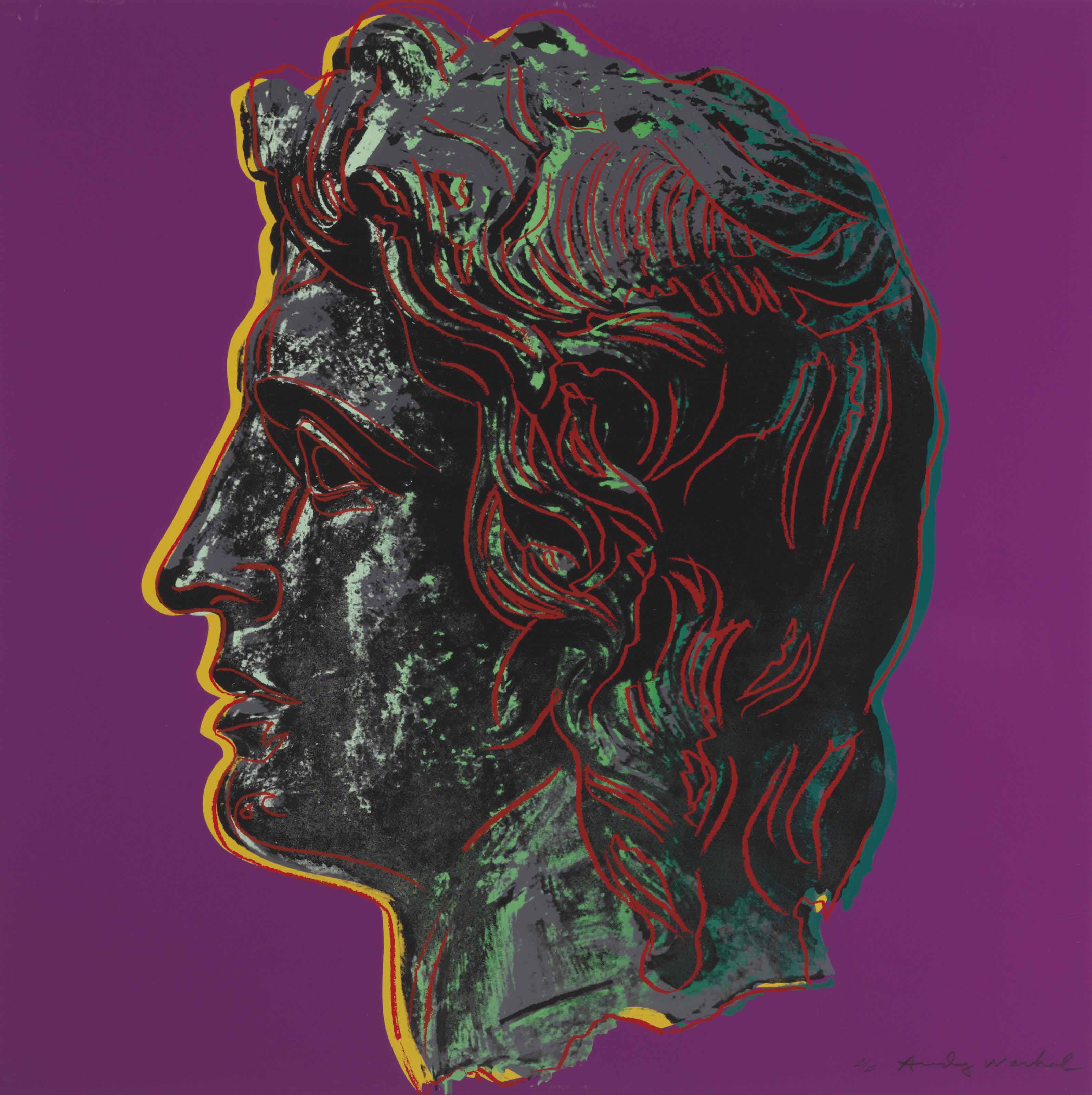 Andy Warhol — Александр Македонский : одна тарелка