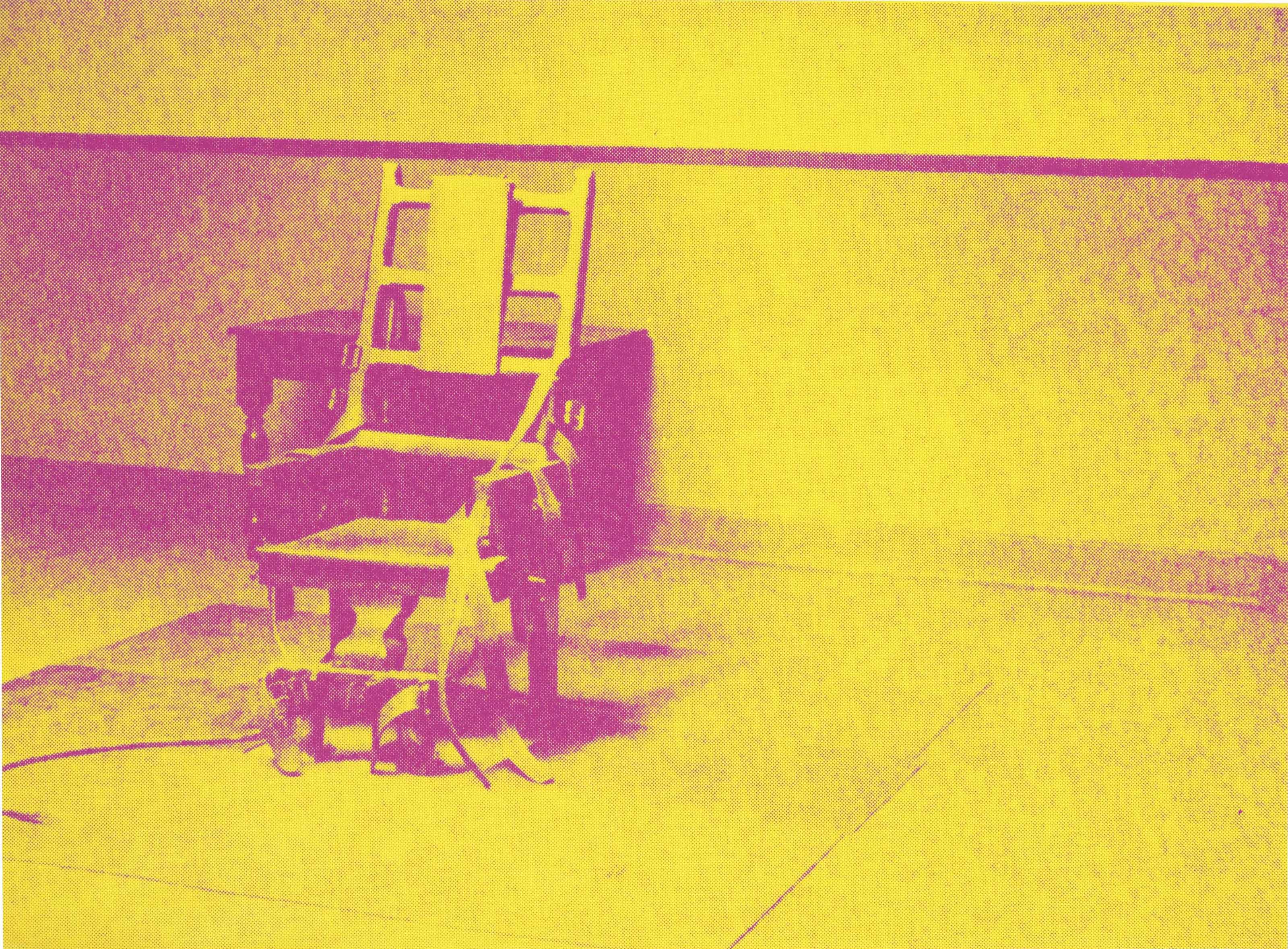 Andy Warhol — Электрический стул: одна тарелка