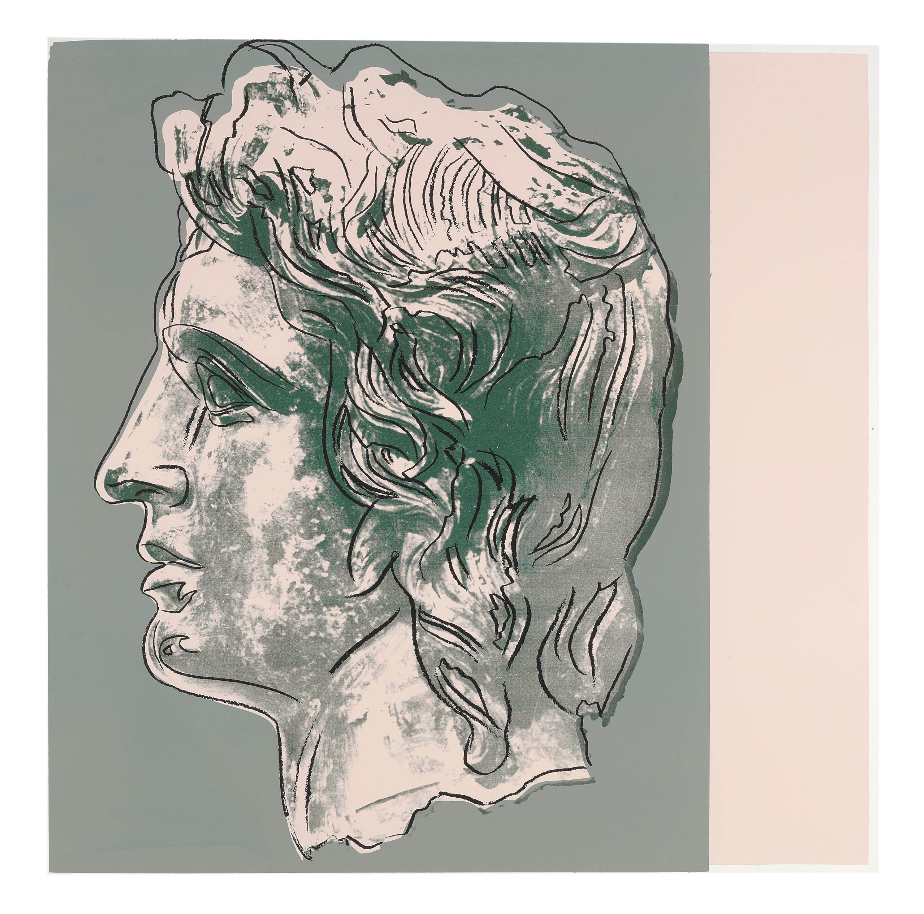 Andy Warhol — Александр Македонский : одна табличка (см. F. & S. II.291-292)