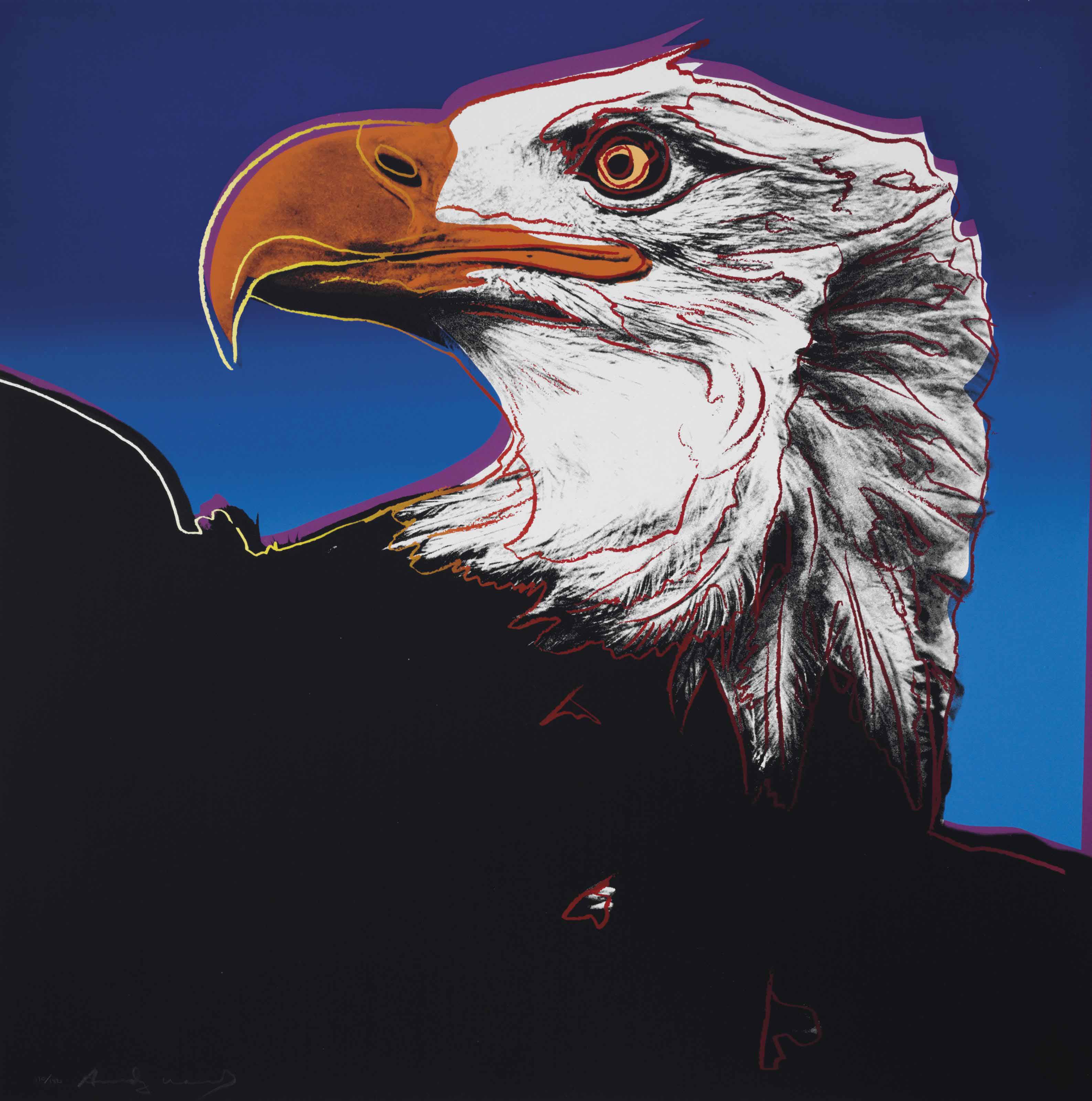 Andy Warhol — Белоголовый орлан, относящийся к исчезающим видам