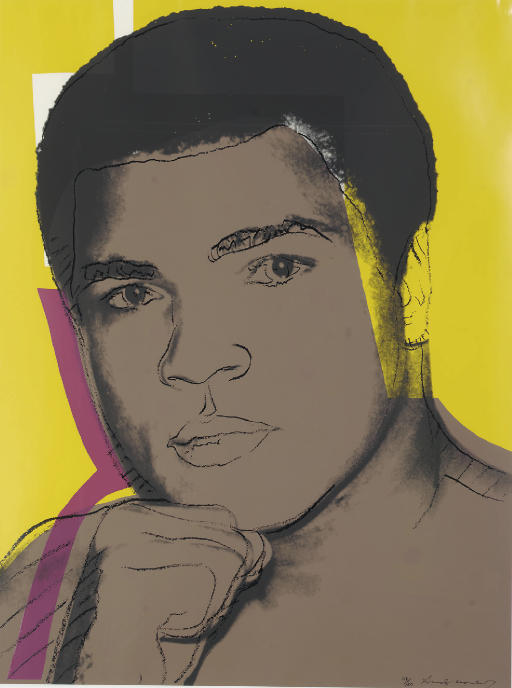 Andy Warhol — Мухаммед Али: Одна тарелка от Мухаммеда Али (F. & S. 182)