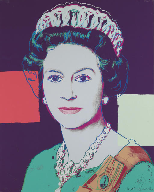Andy Warhol — Королева Соединенного Королевства Елизавета II, от правящих королев (F. & S. 335)